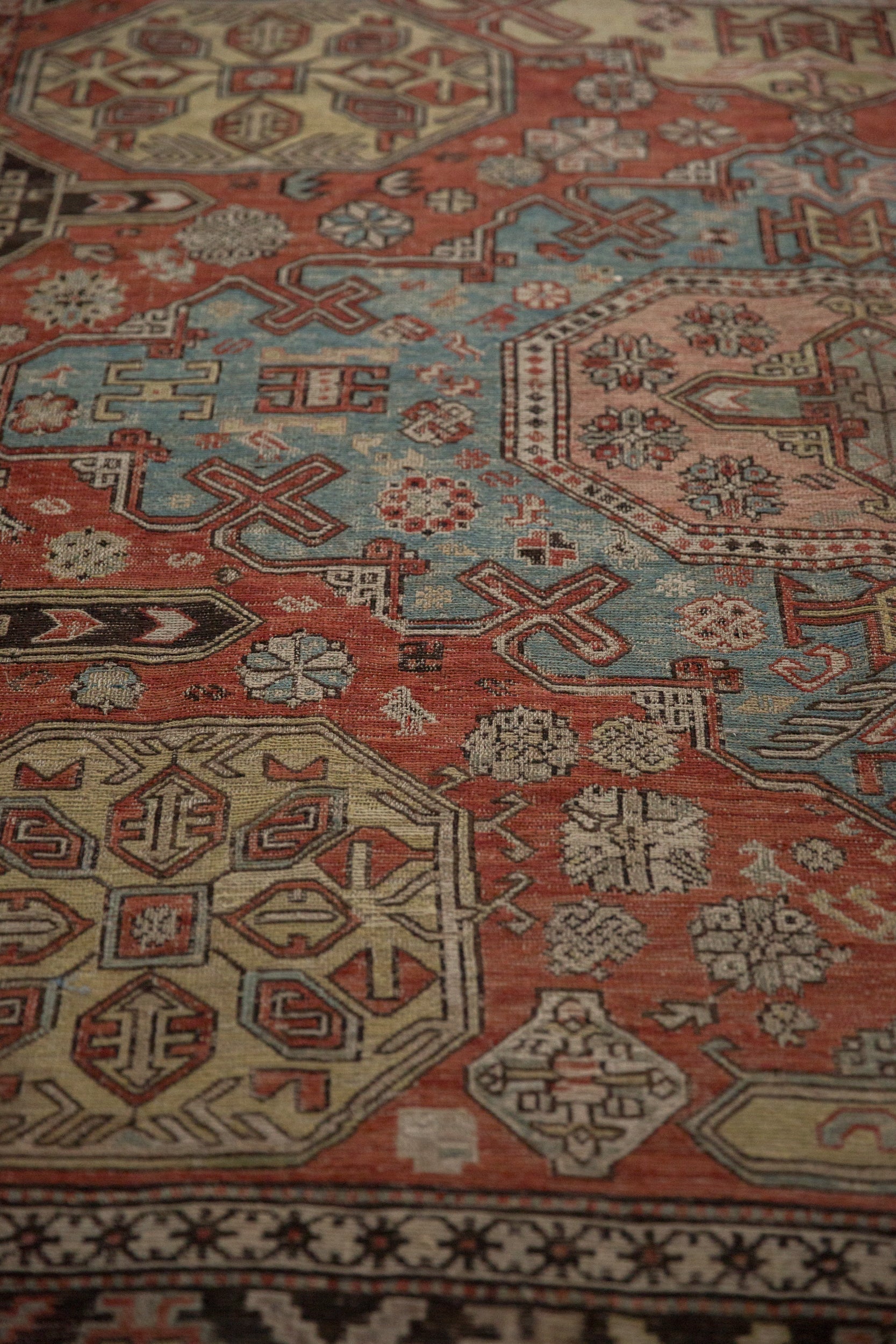 7x10 Antique Caucasian Soumac Carpet by Old New House® - product image 9 for Resin Society