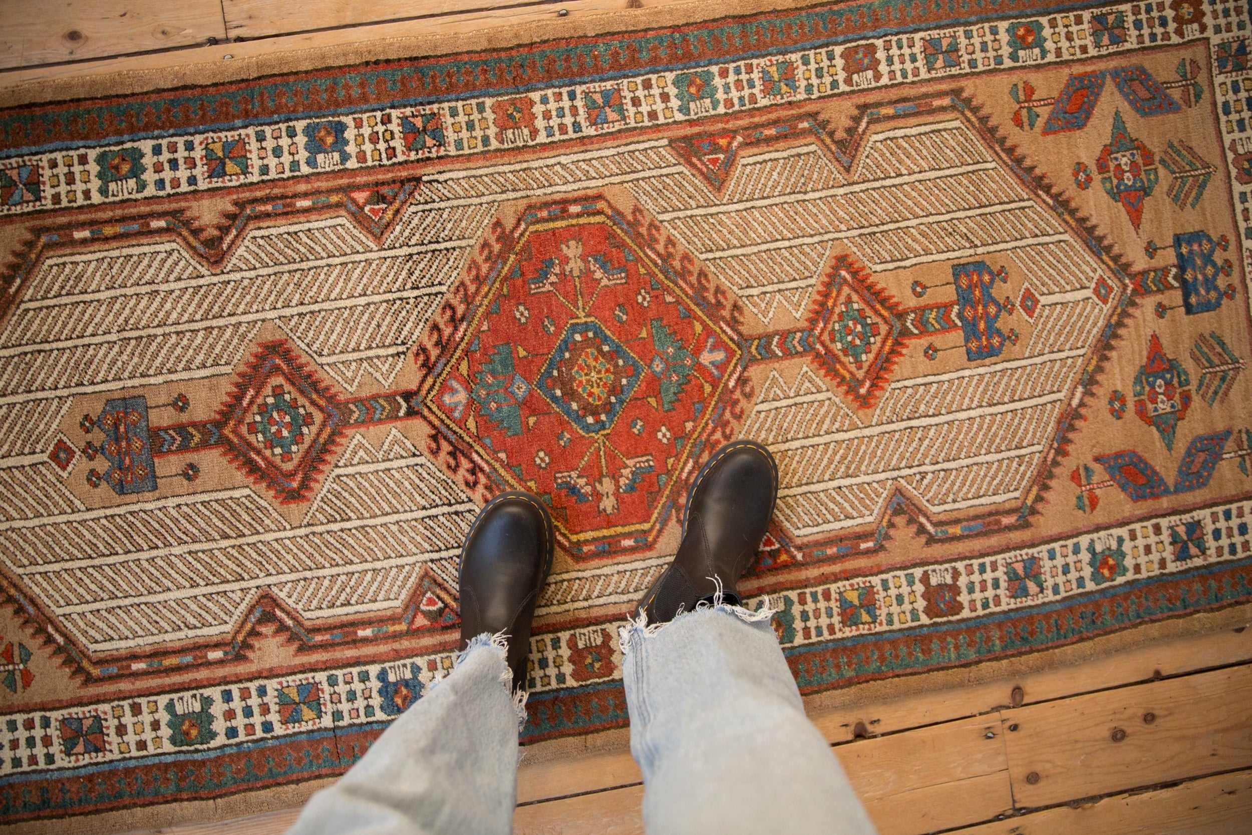 3x7.5 Vintage Serab Rug Runner by Old New House® - product image 2 for Resin Society