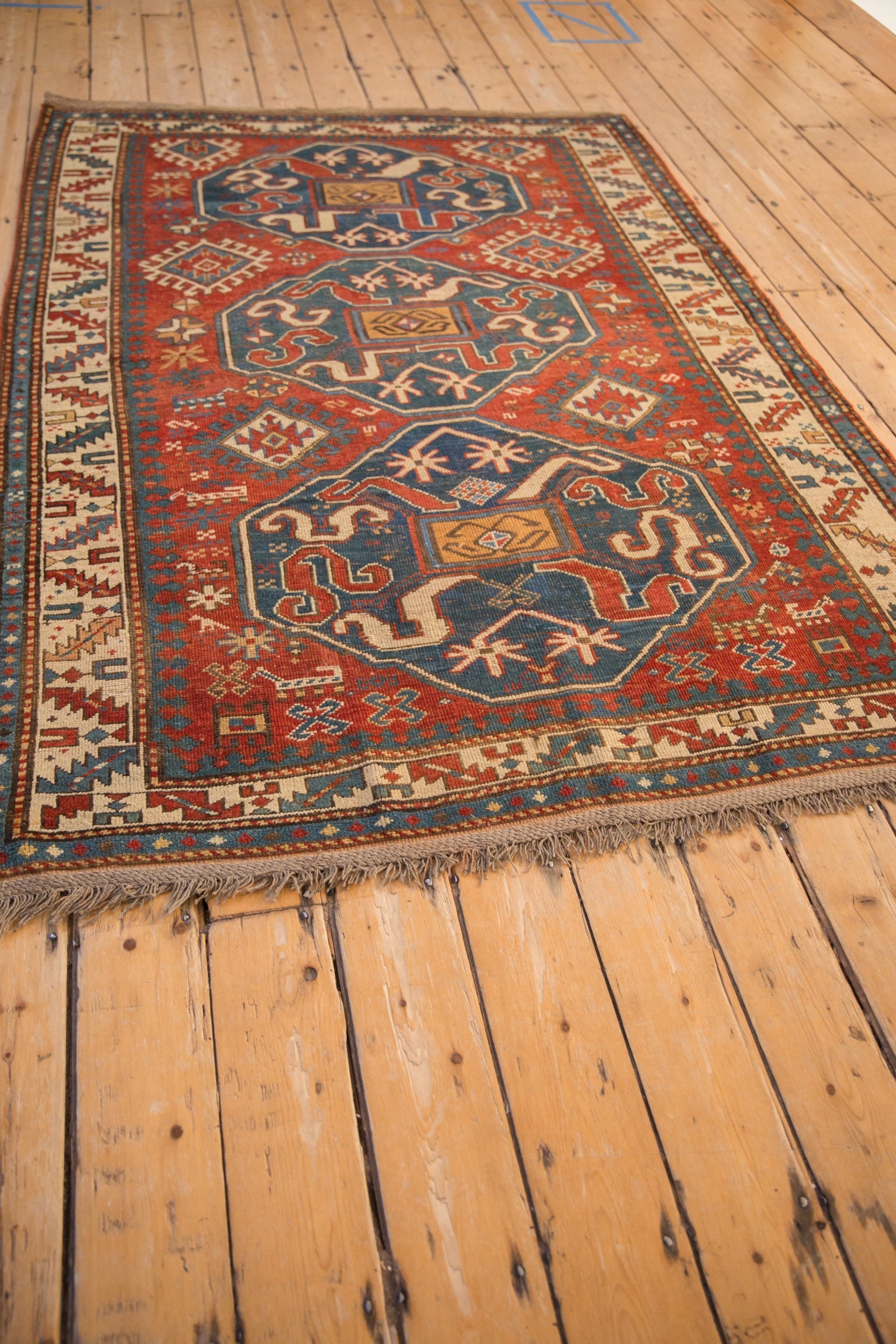 5x7.5 Antique Kazak Rug by Old New House® - product image 8 for Resin Society