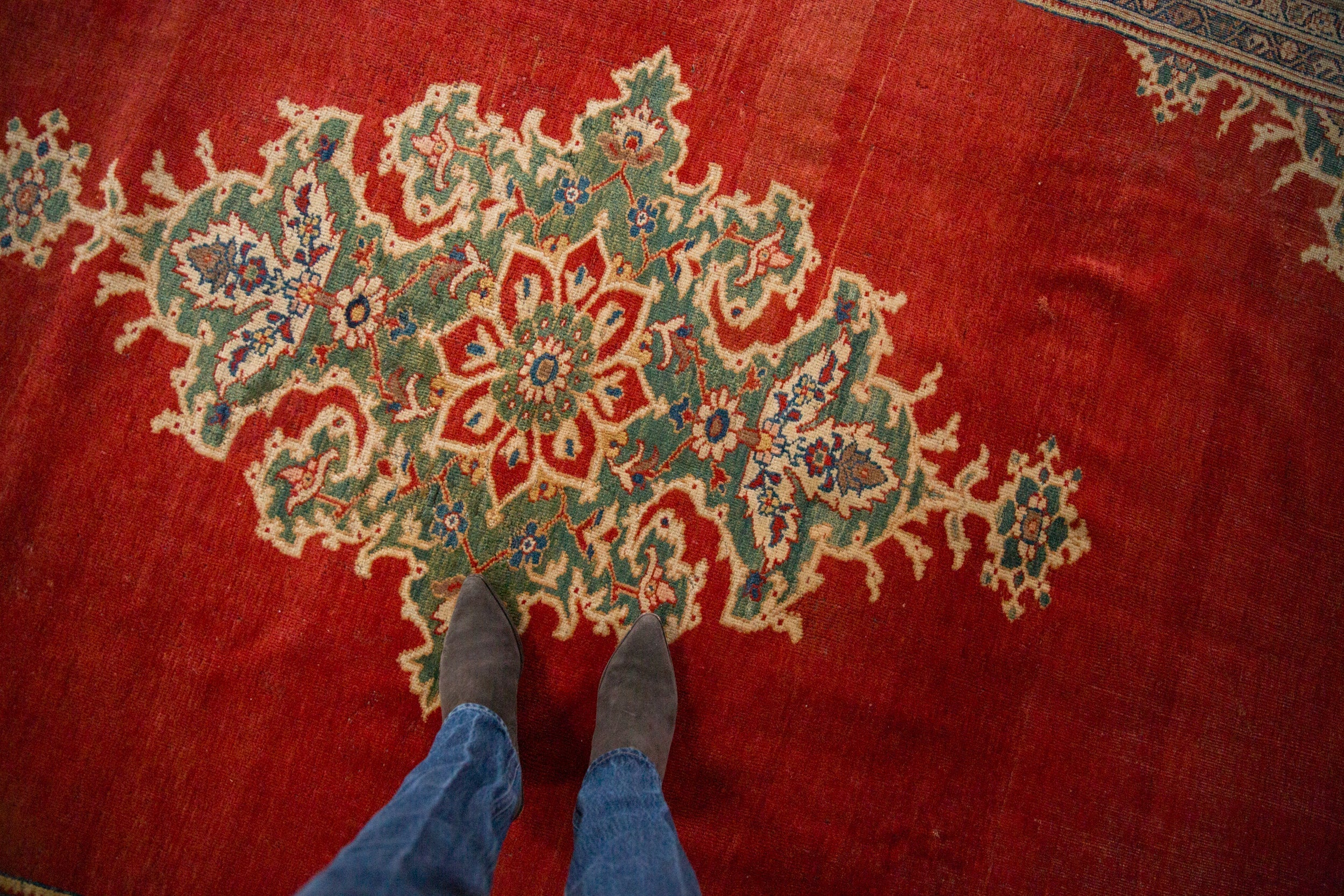 8x11 Vintage Mahal Carpet by Old New House® - product image 2 for Resin Society