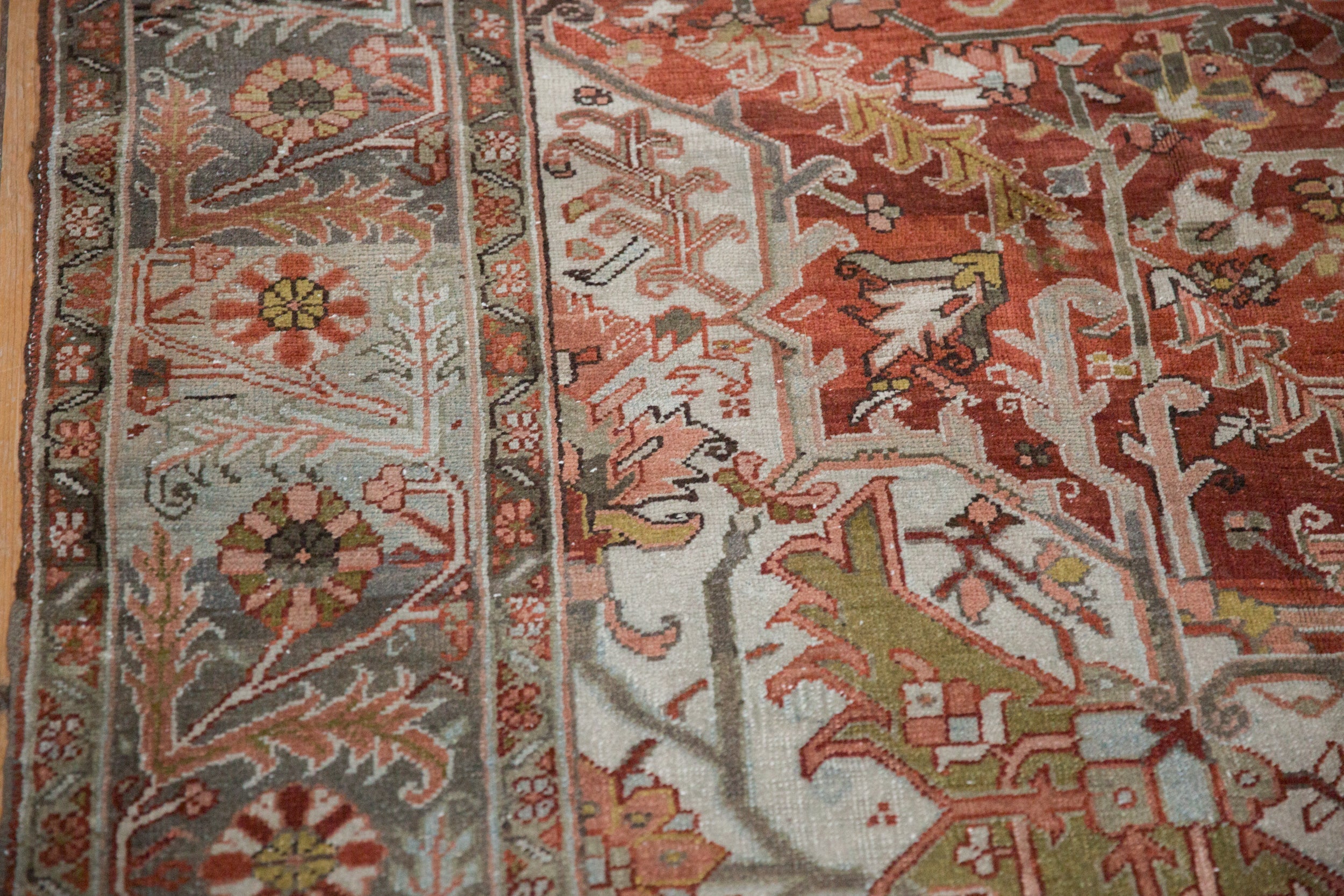 8x11.5 Vintage Distressed Ahar Carpet by Old New House® - product image 6 for Resin Society