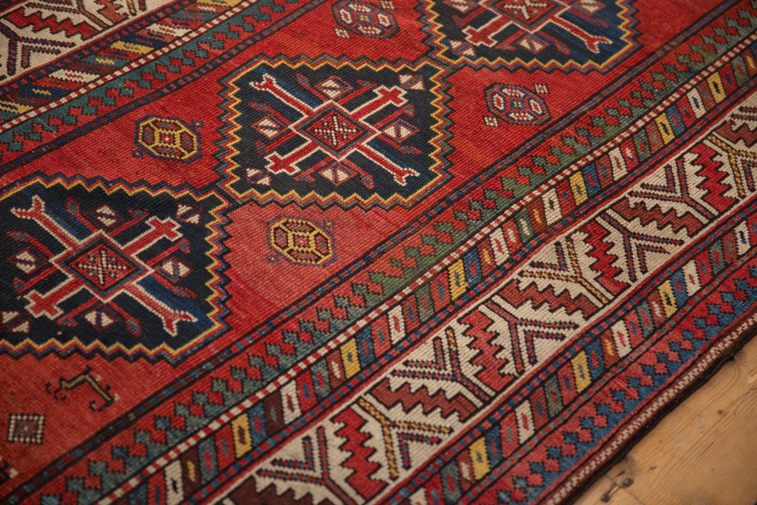 4x8 Antique Kazak Rug Runner by Old New House® - product image 7 for Resin Society