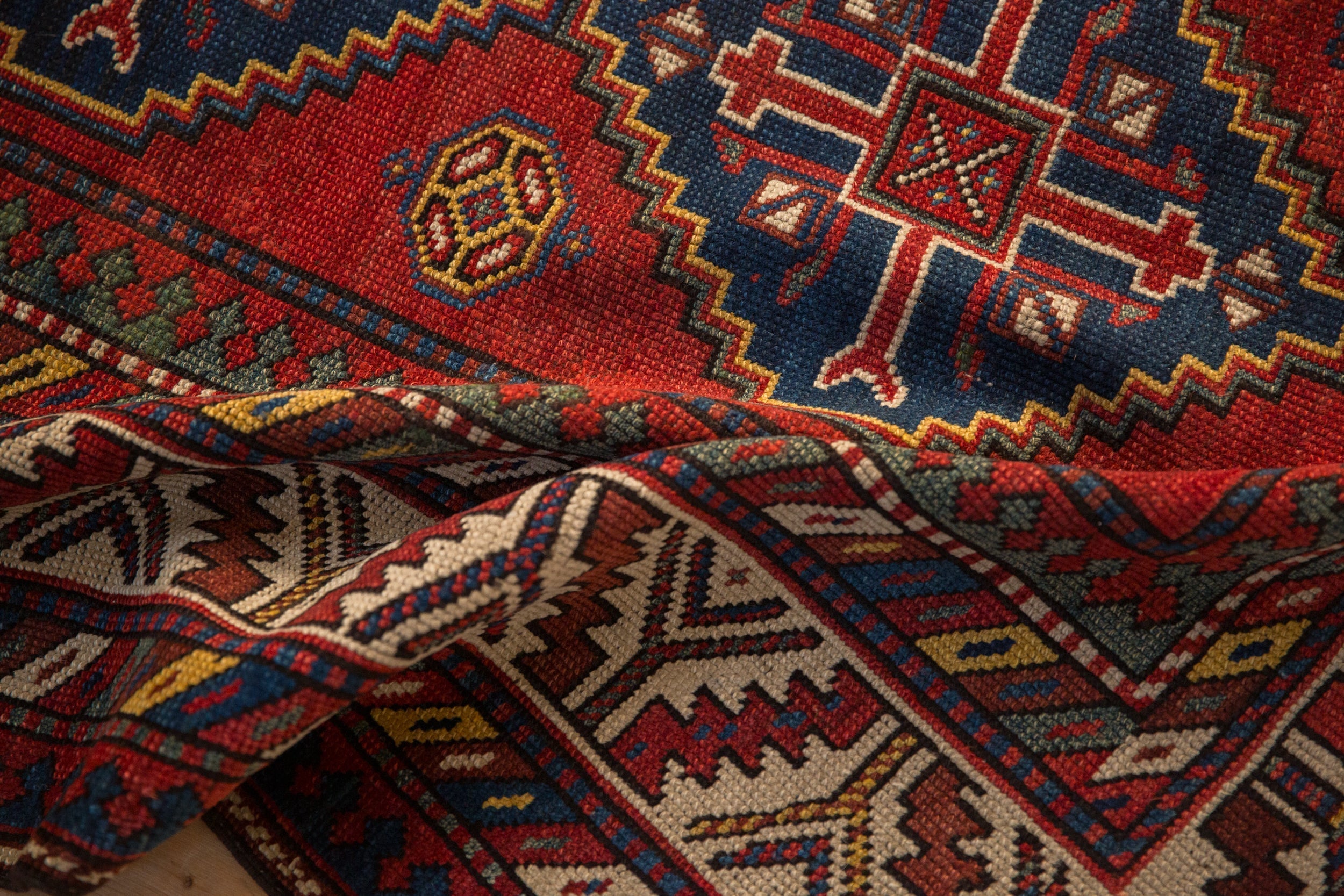 4x8 Antique Kazak Rug Runner by Old New House® - product image 10 for Resin Society