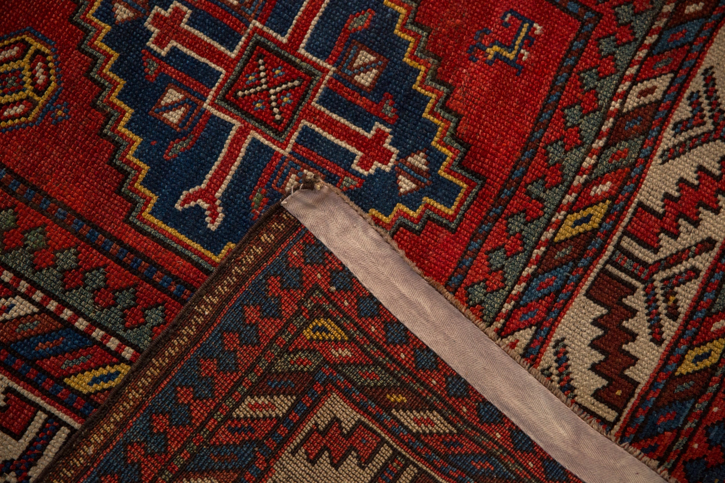 4x8 Antique Kazak Rug Runner by Old New House® - product image 11 for Resin Society