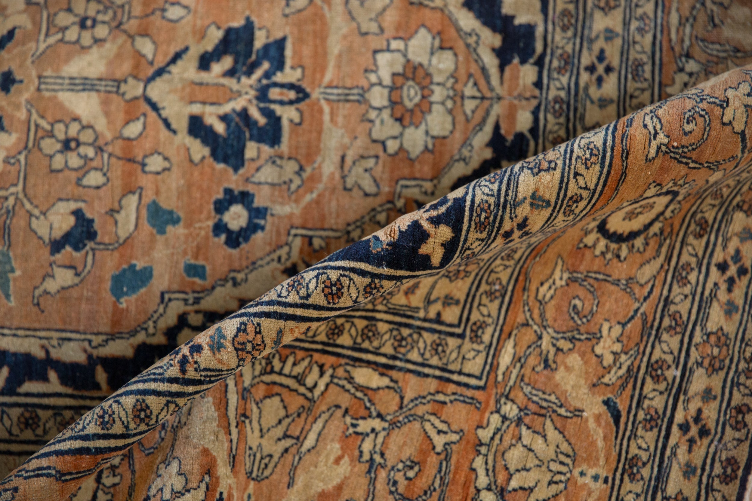 4.5x6 Antique Fine Tabriz Rug by Old New House® - product image 11 for Resin Society