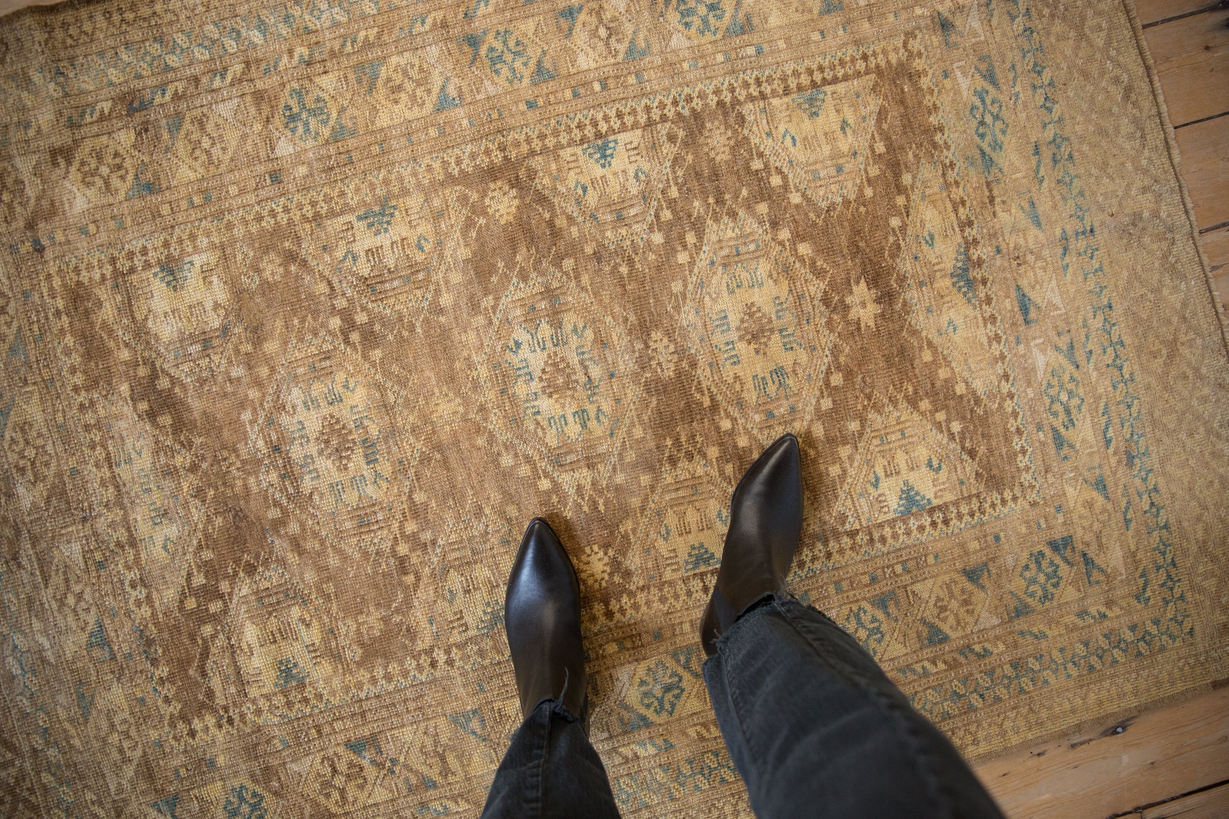 4x5.5 Vintage Afghan Rug by Old New House® - product image 2 for Resin Society