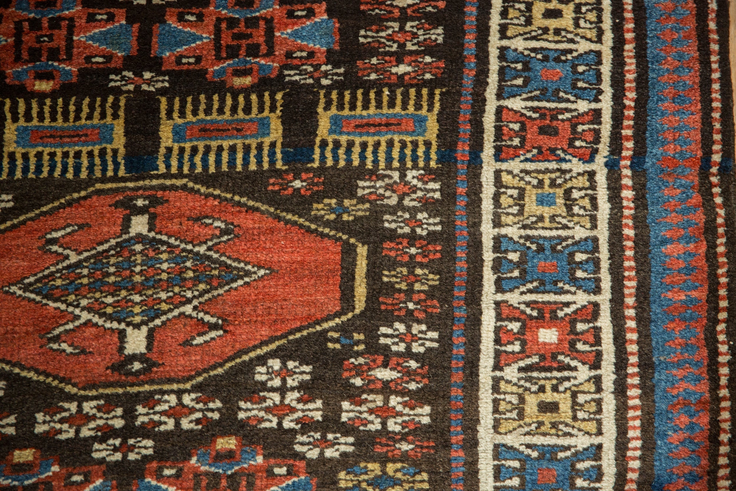 3.5x12.5 Vintage Kurdish Rug Runner by Old New House® - product image 4 for Resin Society