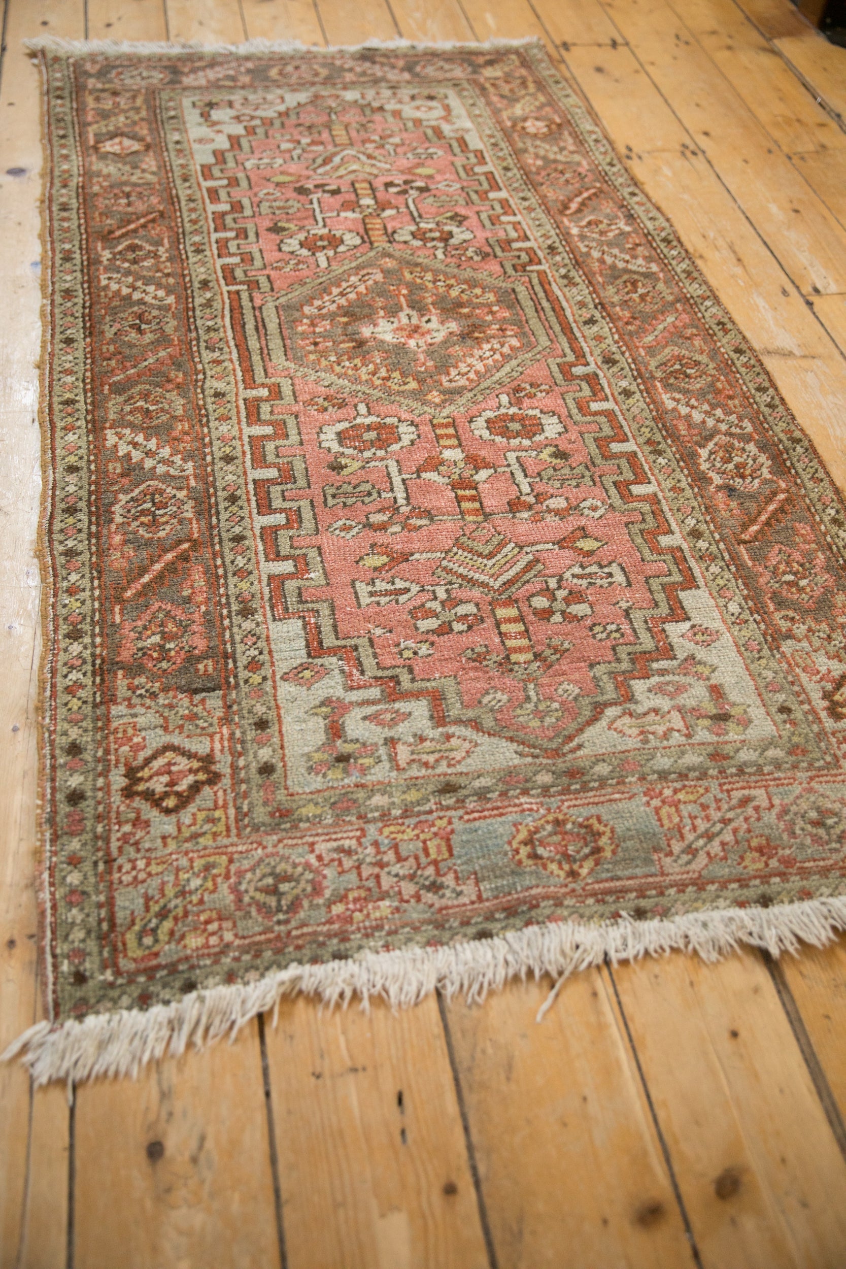 3x5.5 Vintage Distressed Heriz Rug by Old New House® - product image 5 for Resin Society