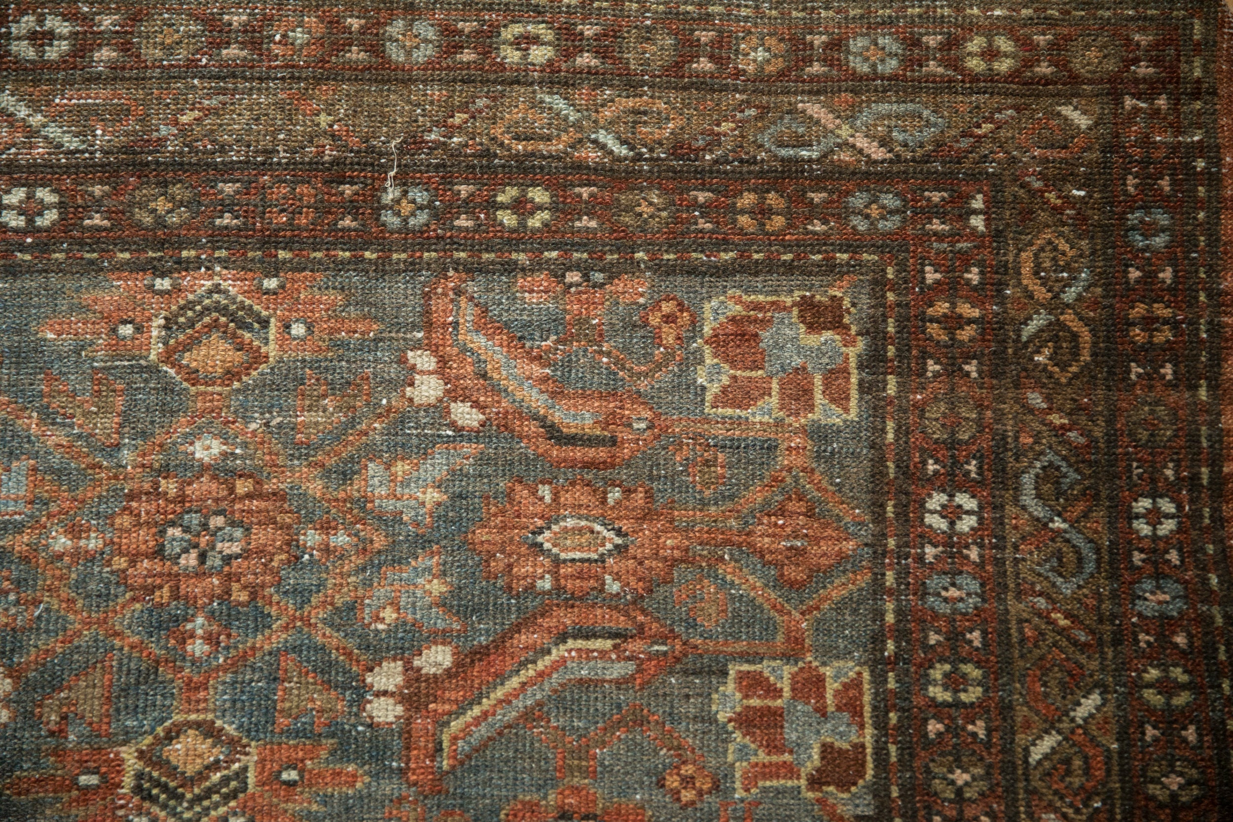 4x6.5 Vintage Distressed Malayer Rug by Old New House® - product image 3 for Resin Society