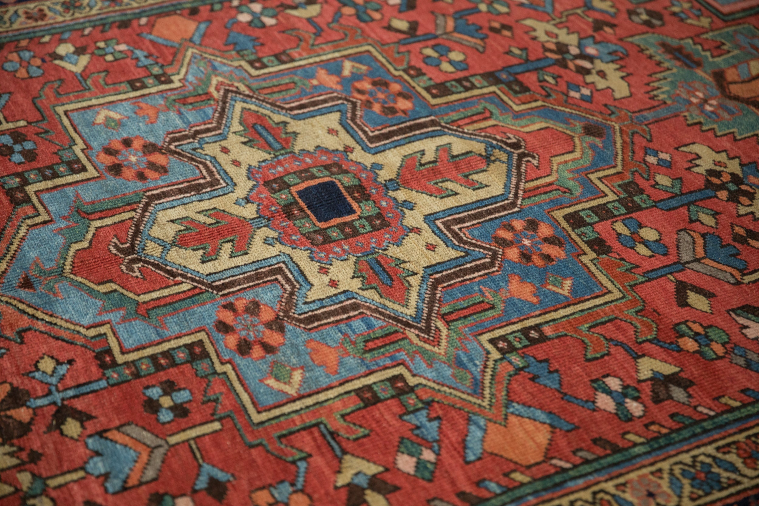 6x9 Antique Heriz Carpet by Old New House® - product image 7 for Resin Society