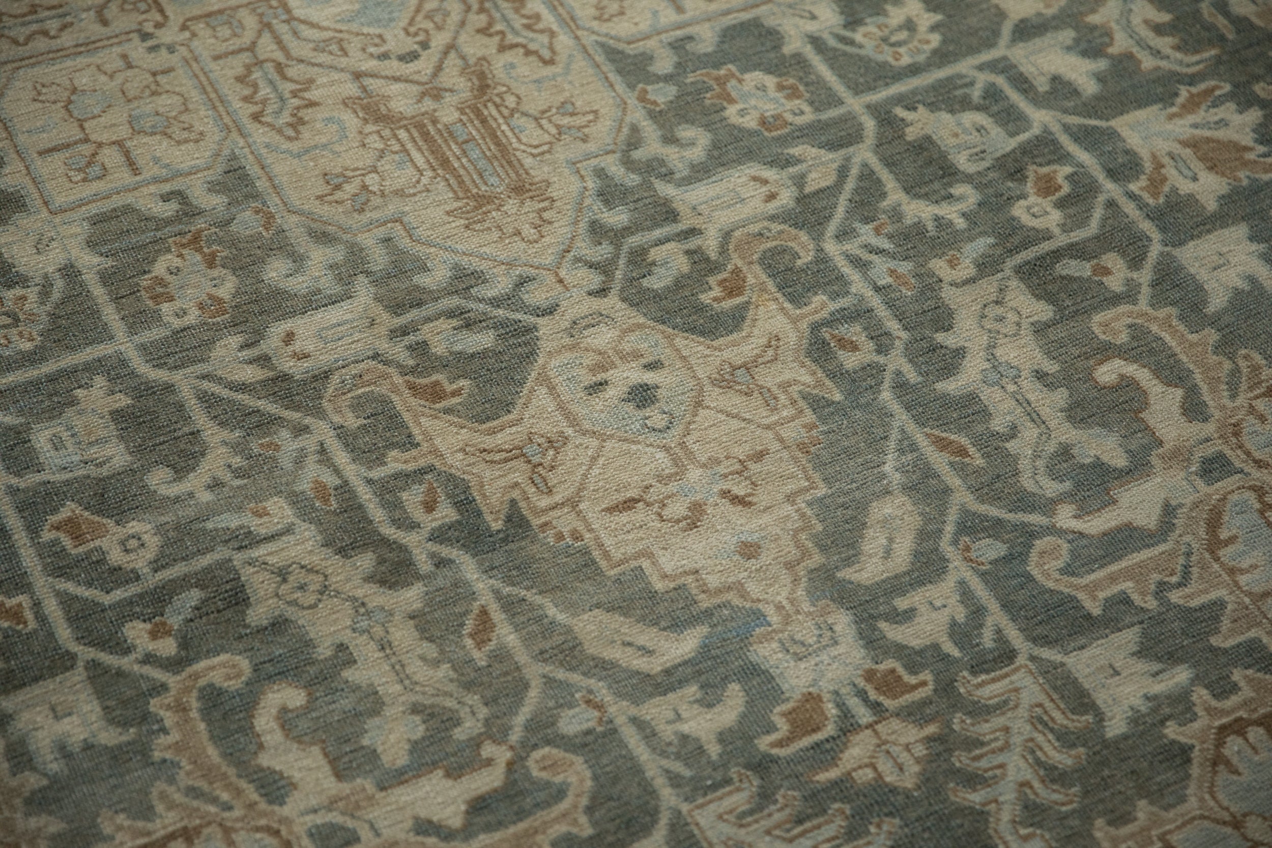7x10.5 Vintage Distressed Tabriz Carpet by Old New House® - product image 9 for Resin Society