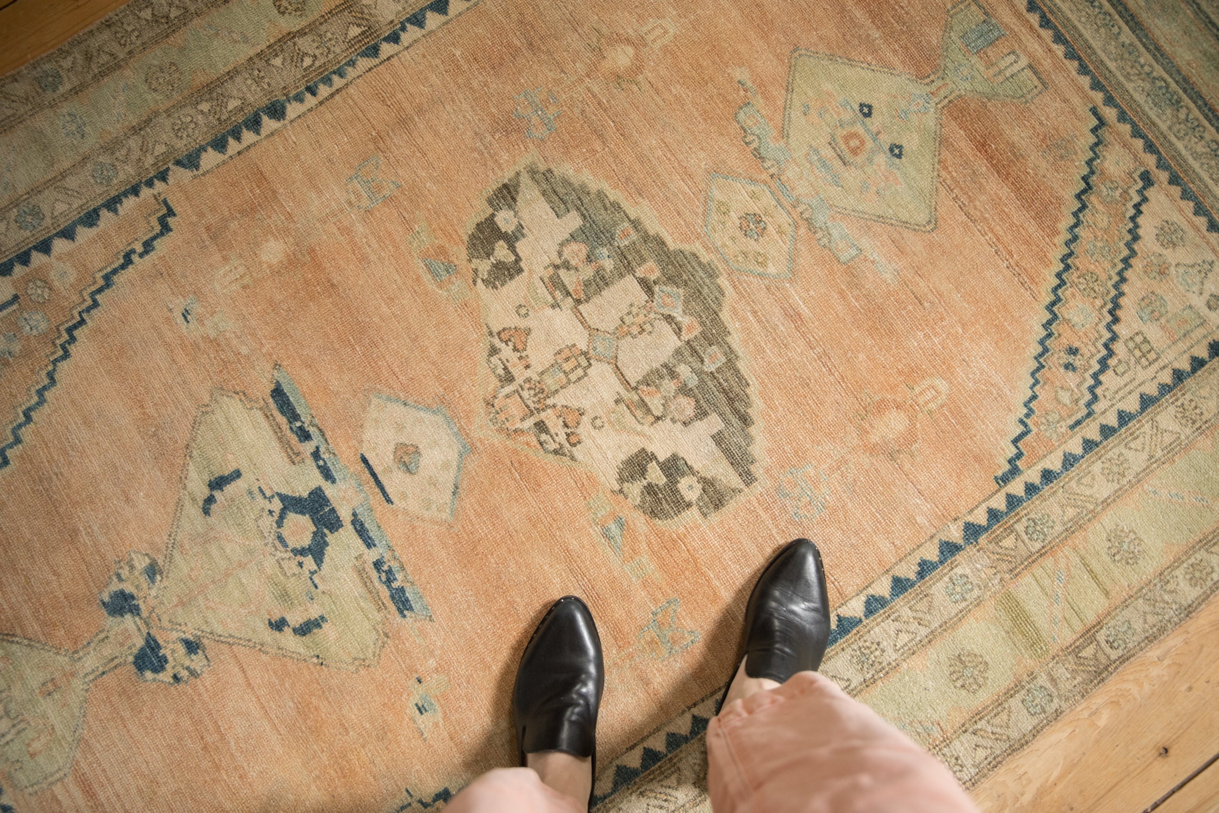 4x6.5 Vintage Distressed Hamadan Rug by Old New House® - product image 2 for Resin Society