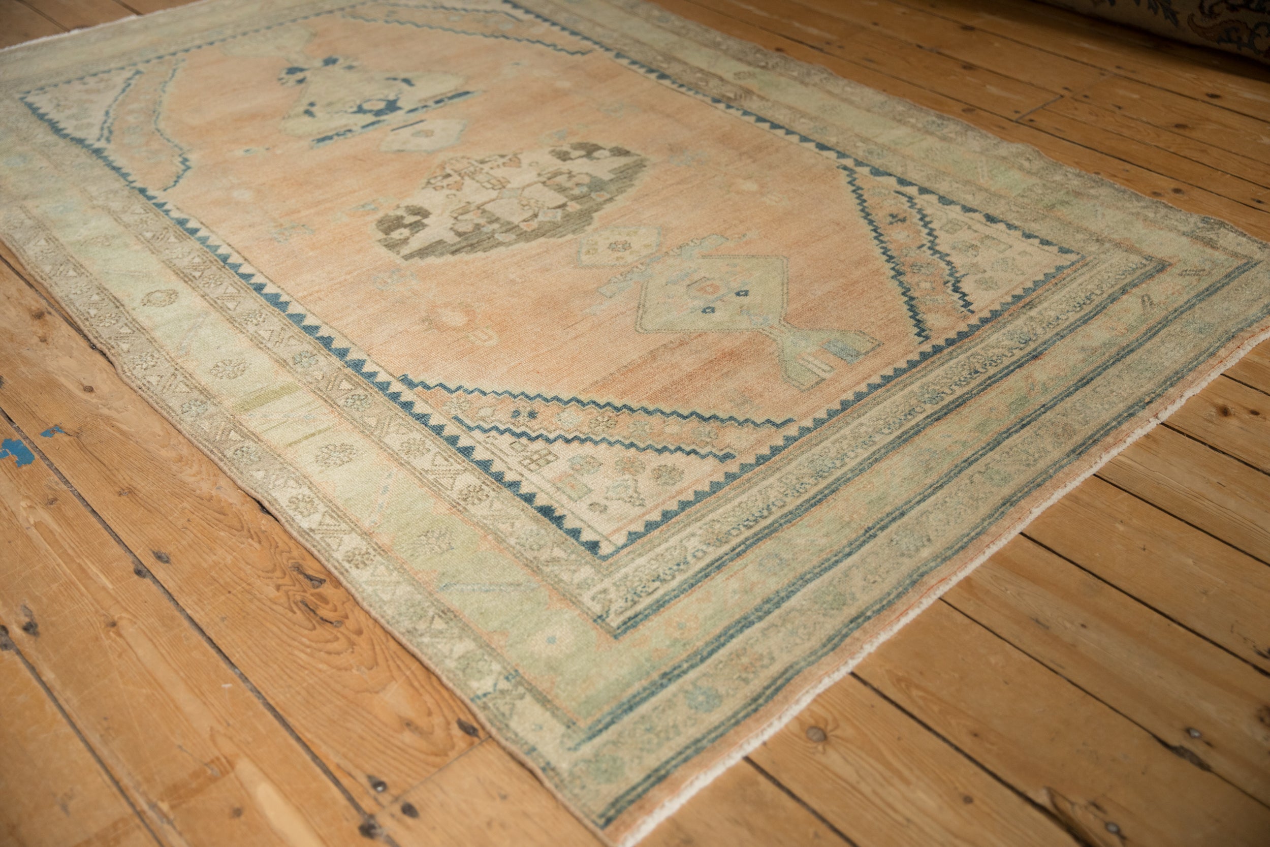 4x6.5 Vintage Distressed Hamadan Rug by Old New House® - product image 4 for Resin Society