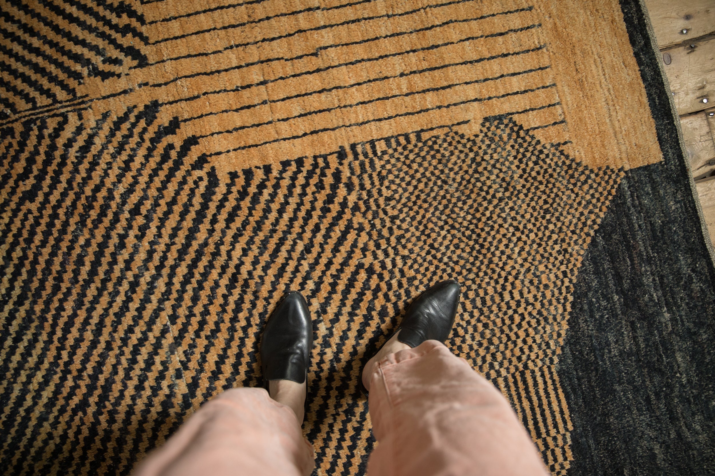 7x9.5 Afghani Moroccan Design Carpet by Old New House® - product image 2 for Resin Society