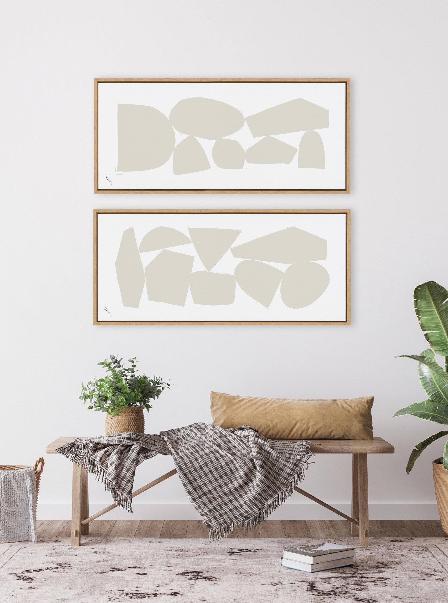 Sylvie Constructed IV Framed Canvas by kateandlaurel - product image 6 for Resin Society