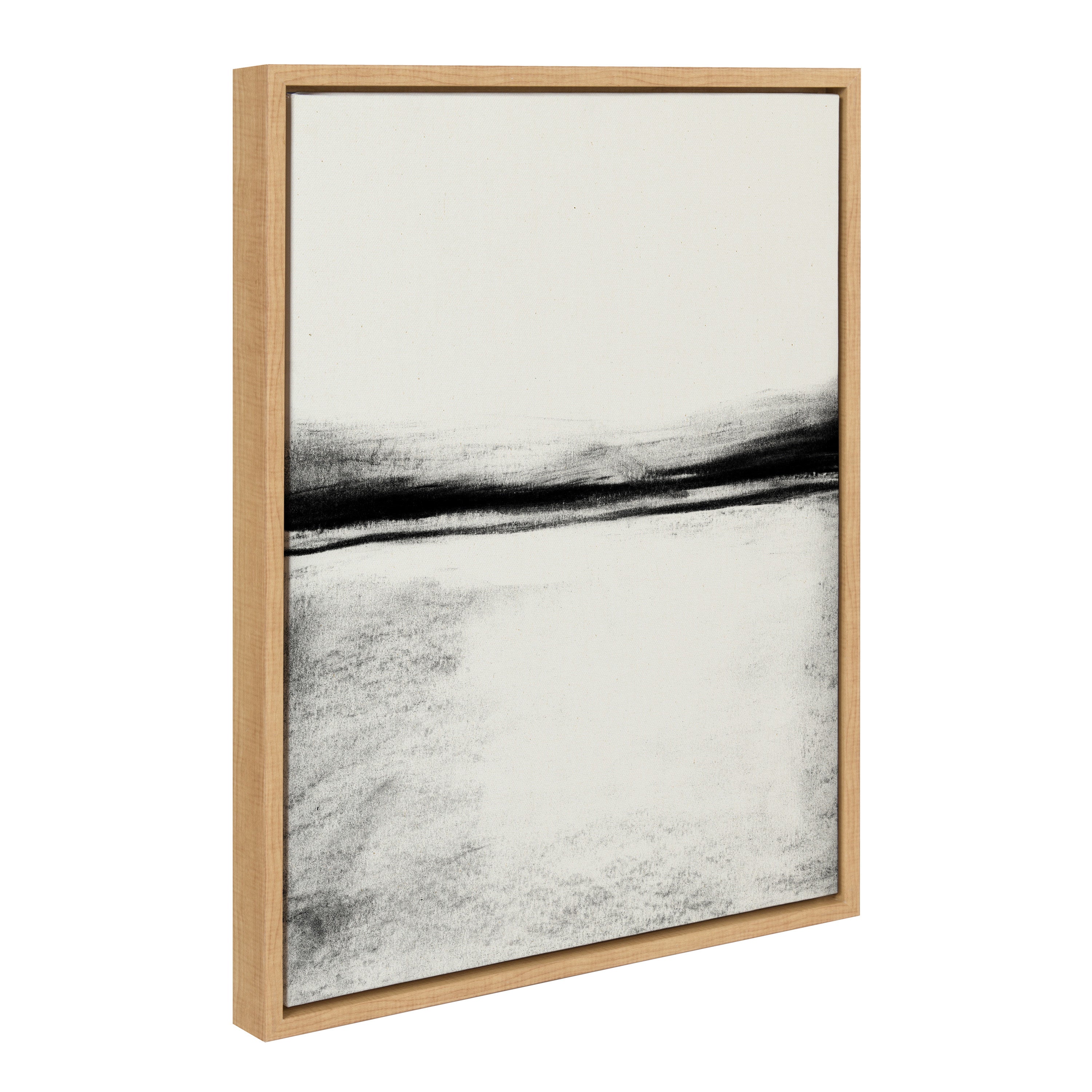 Sylvie 646 Charcoal Landscape Framed Canvas by kateandlaurel - product image 7 for Resin Society