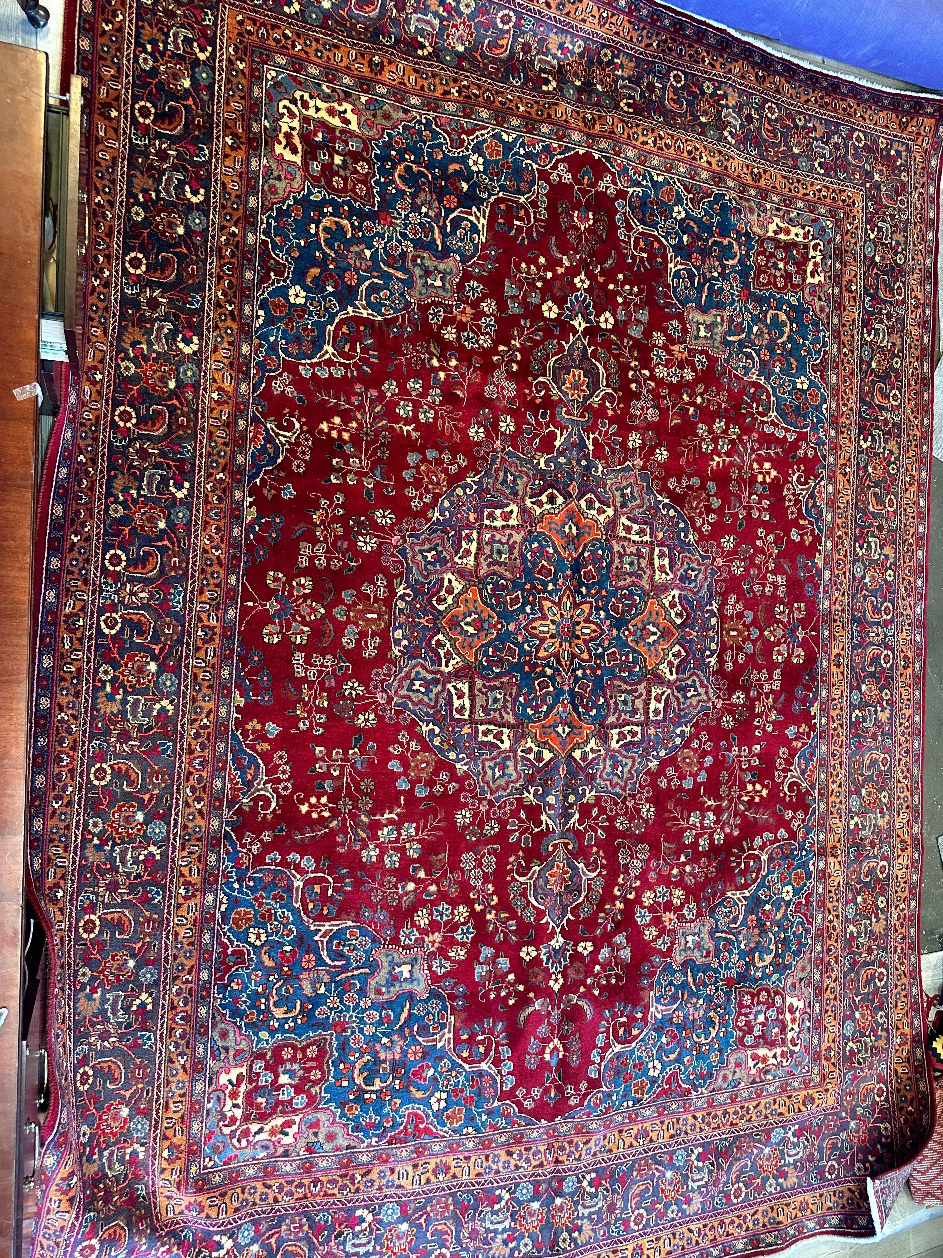 Elegant Hand Knotted Khorasan Area Rug 9’8” x 12’10” by Rugistan - product image 10 for Resin Society