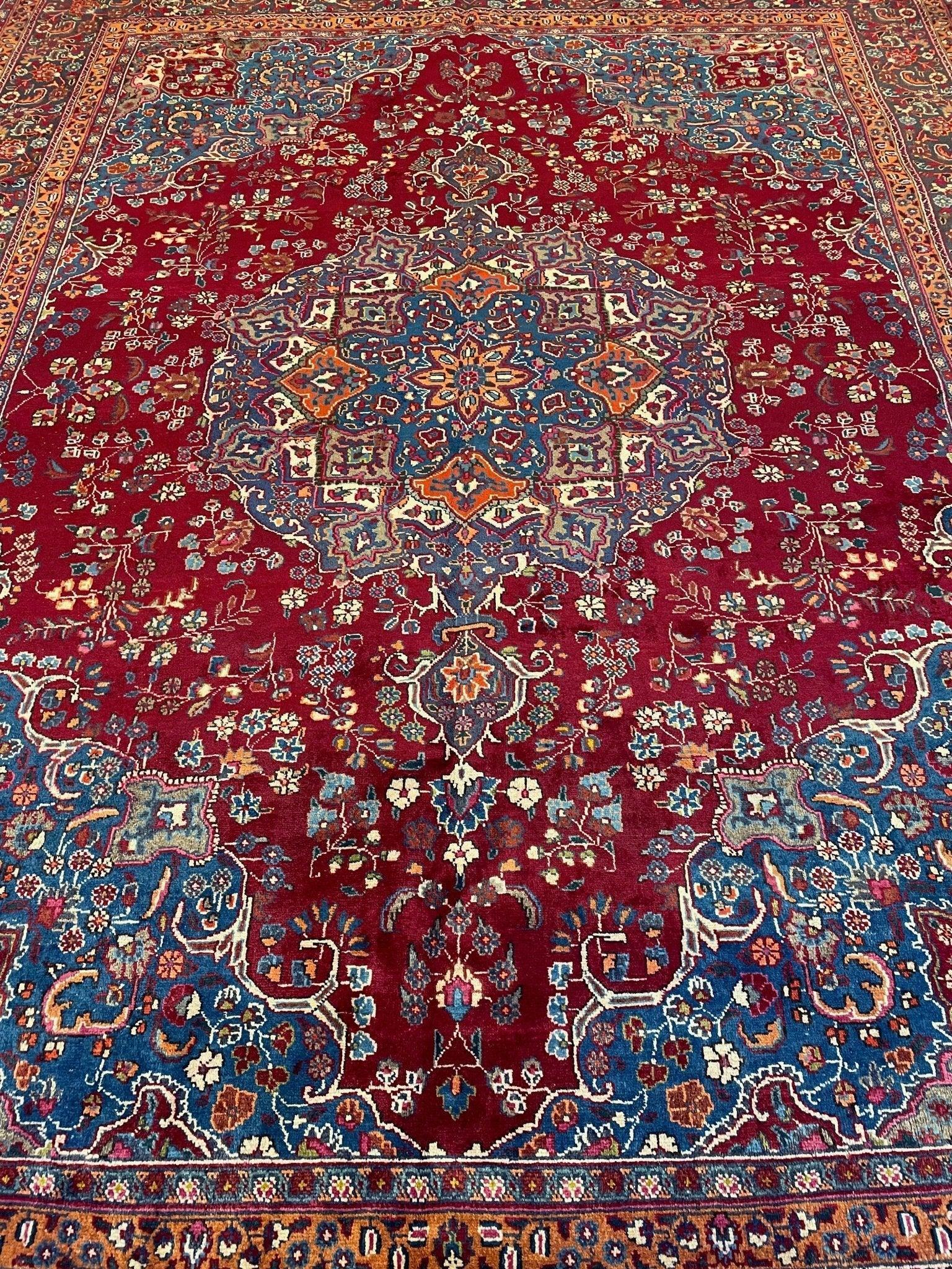 Elegant Hand Knotted Khorasan Area Rug 9’8” x 12’10” by Rugistan - product image 3 for Resin Society