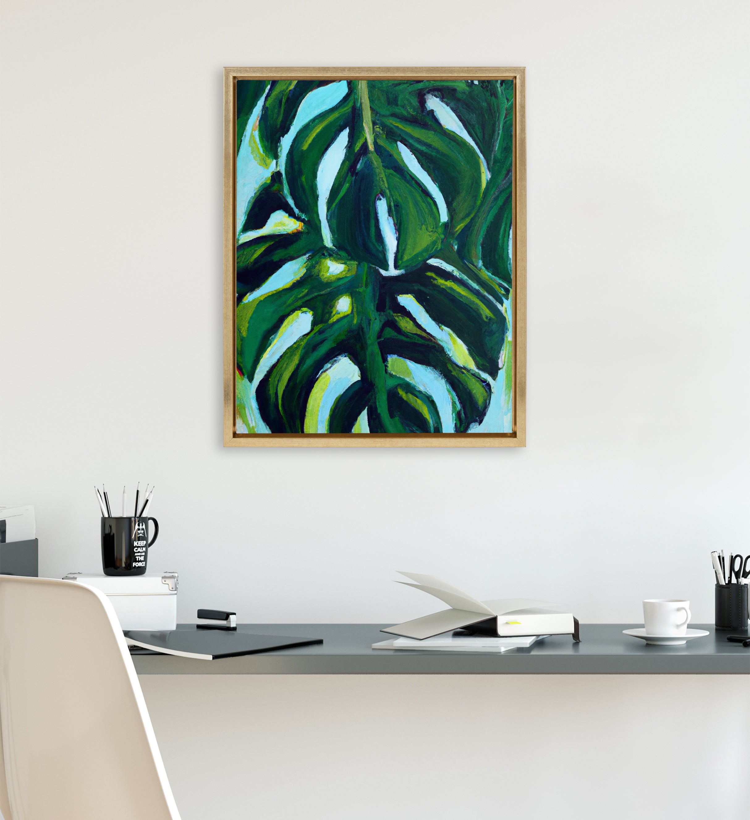 Sylvie Blank Framed Canvas 16x20