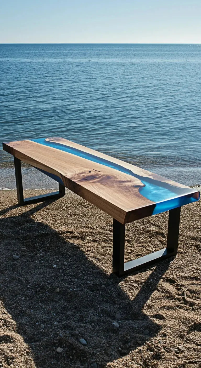 epoxy_resin_bench_on_the_beach_with_ocean_in_the_background