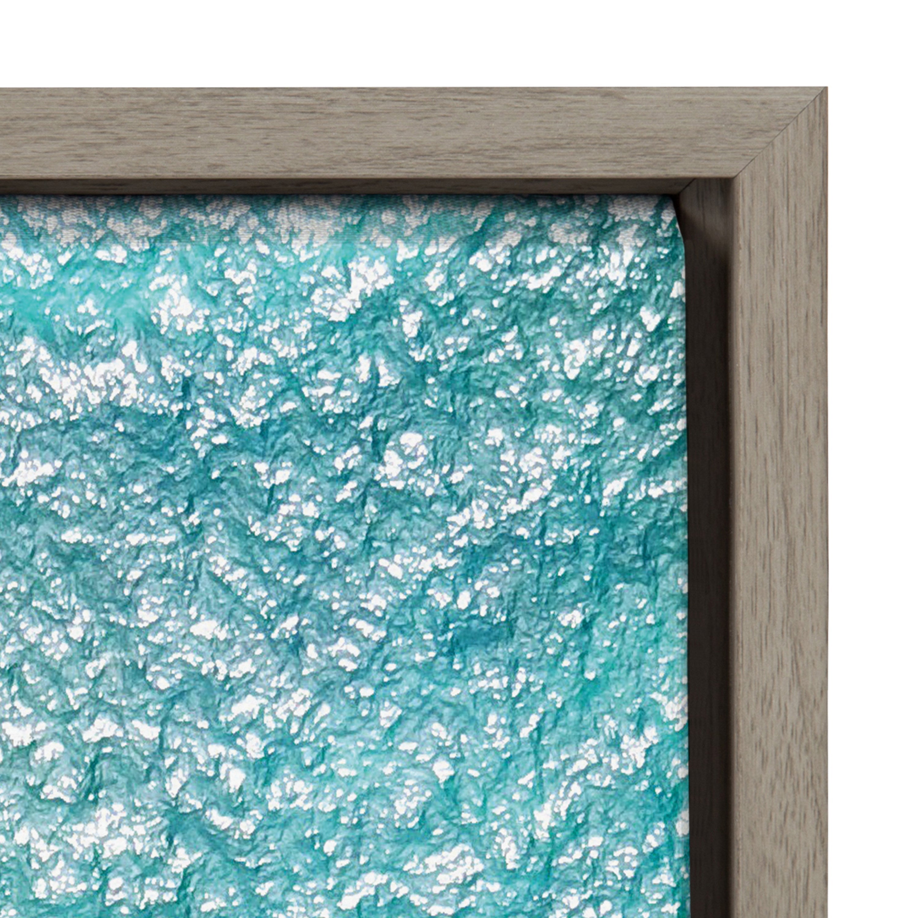 Sylvie Maui Black Sand Beach 1 Framed Canvas by Rachel Bolgov by kateandlaurel - product image 15 for Resin Society
