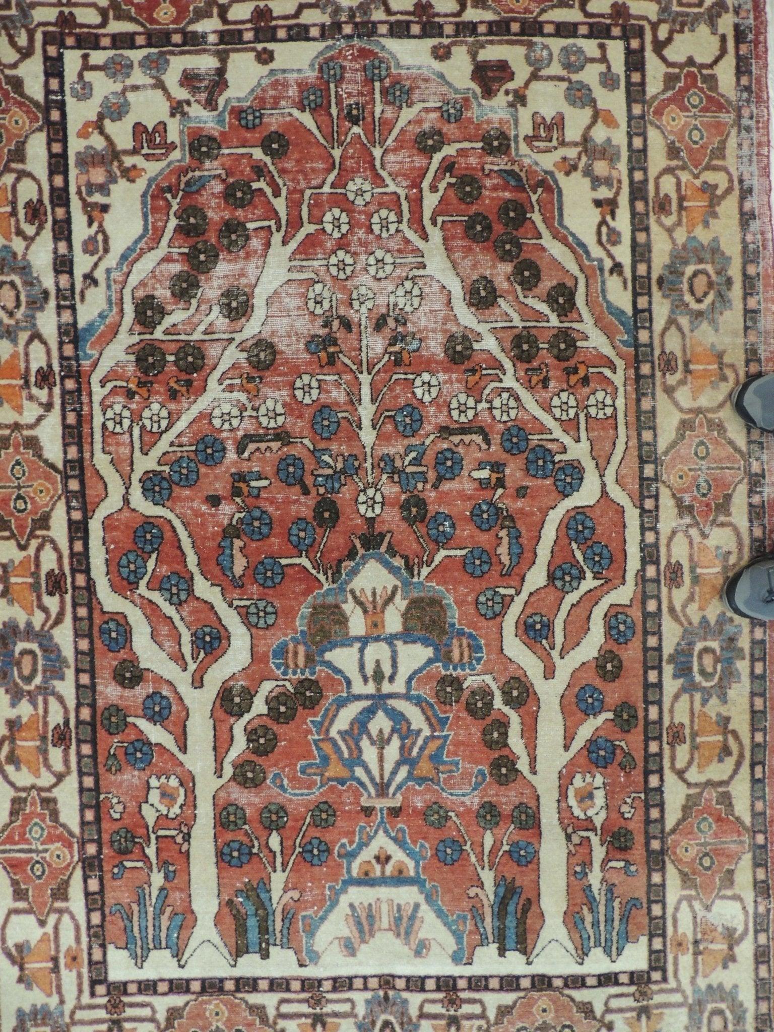Exquisite Distressed Fine Persian Area Rug 5x7 Ft by Rugistan - product image 10 for Resin Society