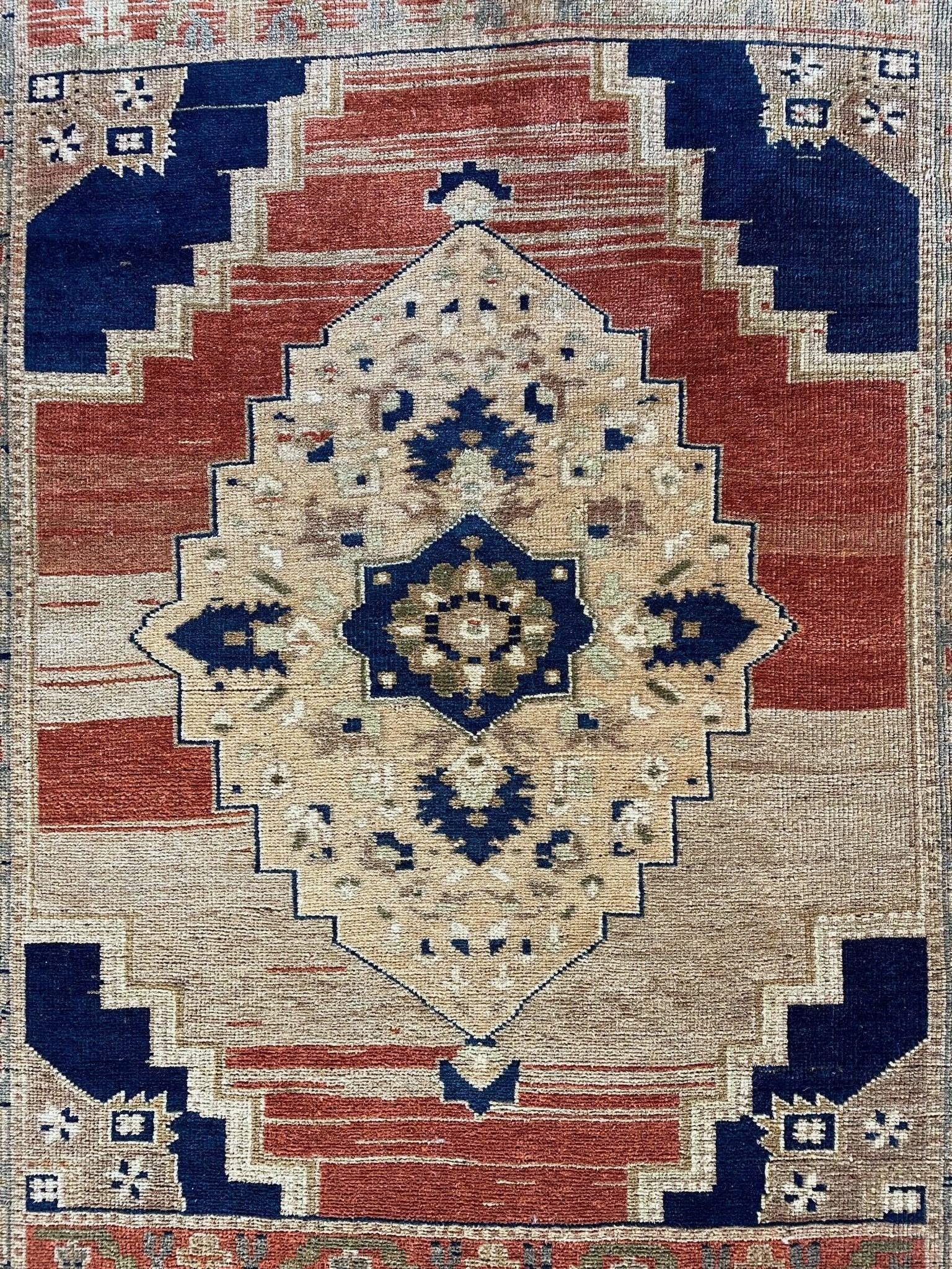 Exquisite handmade oushak rug 3'7''x5' by Rugistan - product image 2 for Resin Society