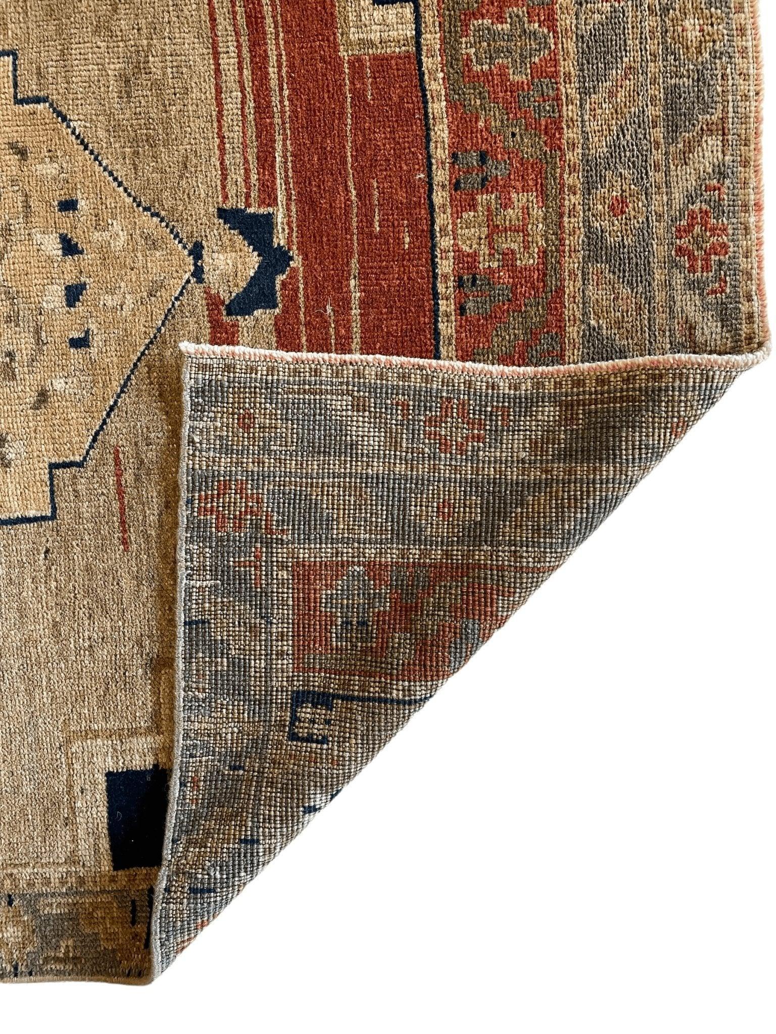 Exquisite handmade oushak rug 3'7''x5' by Rugistan - product image 3 for Resin Society