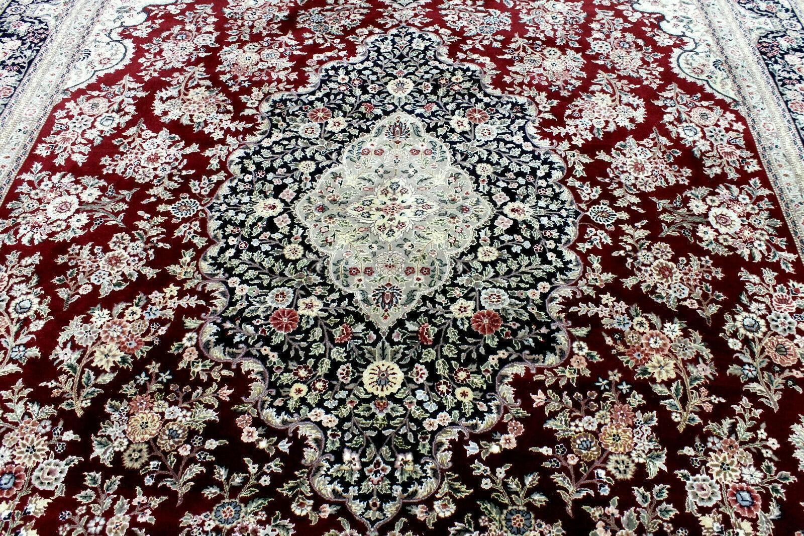 Exquisite Mint Hand-Knotted Peshawar Oriental Wool Rug – 9' x 12' by Rugistan - product image 8 for Resin Society