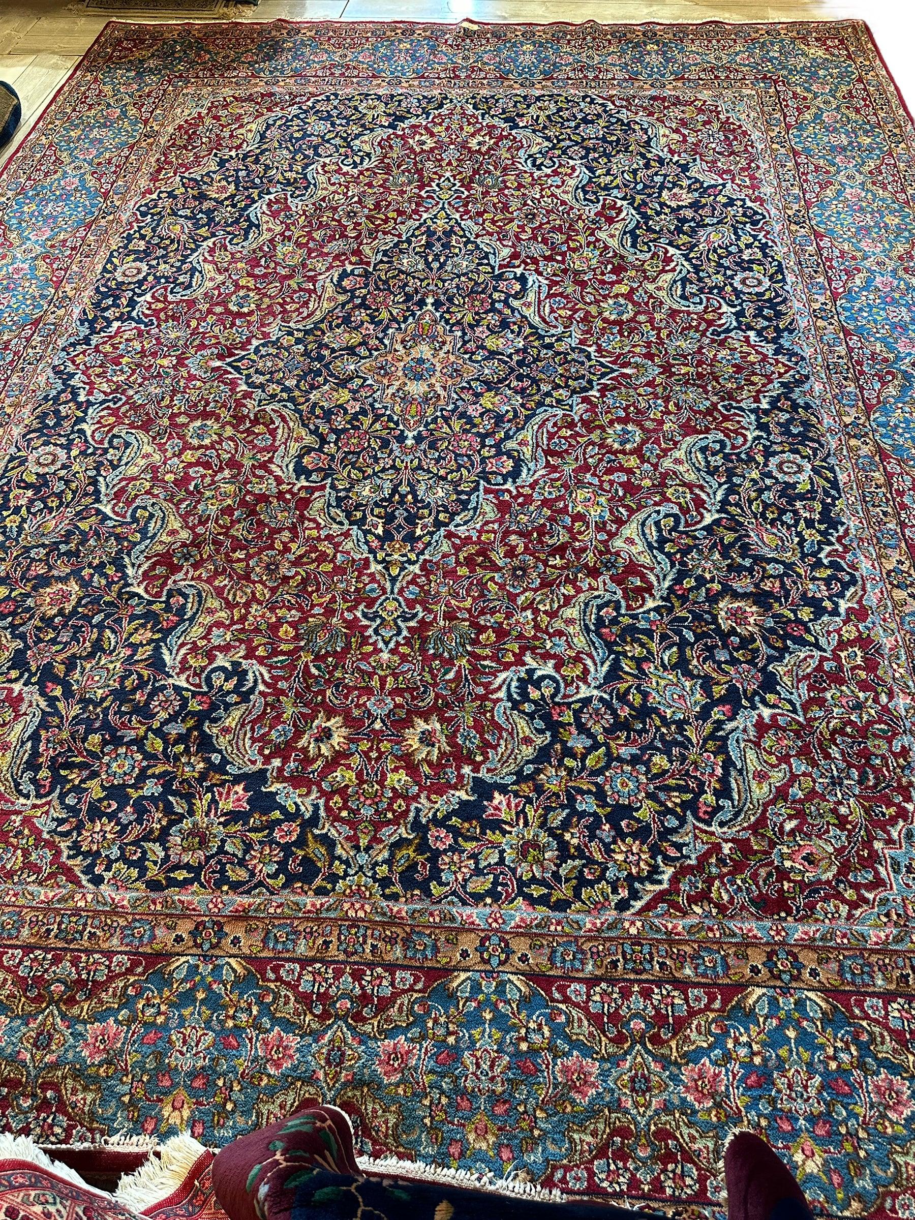 Exquisite Persian Vintage Medalian Rug 10 x 13 by Rugistan - product image 6 for Resin Society
