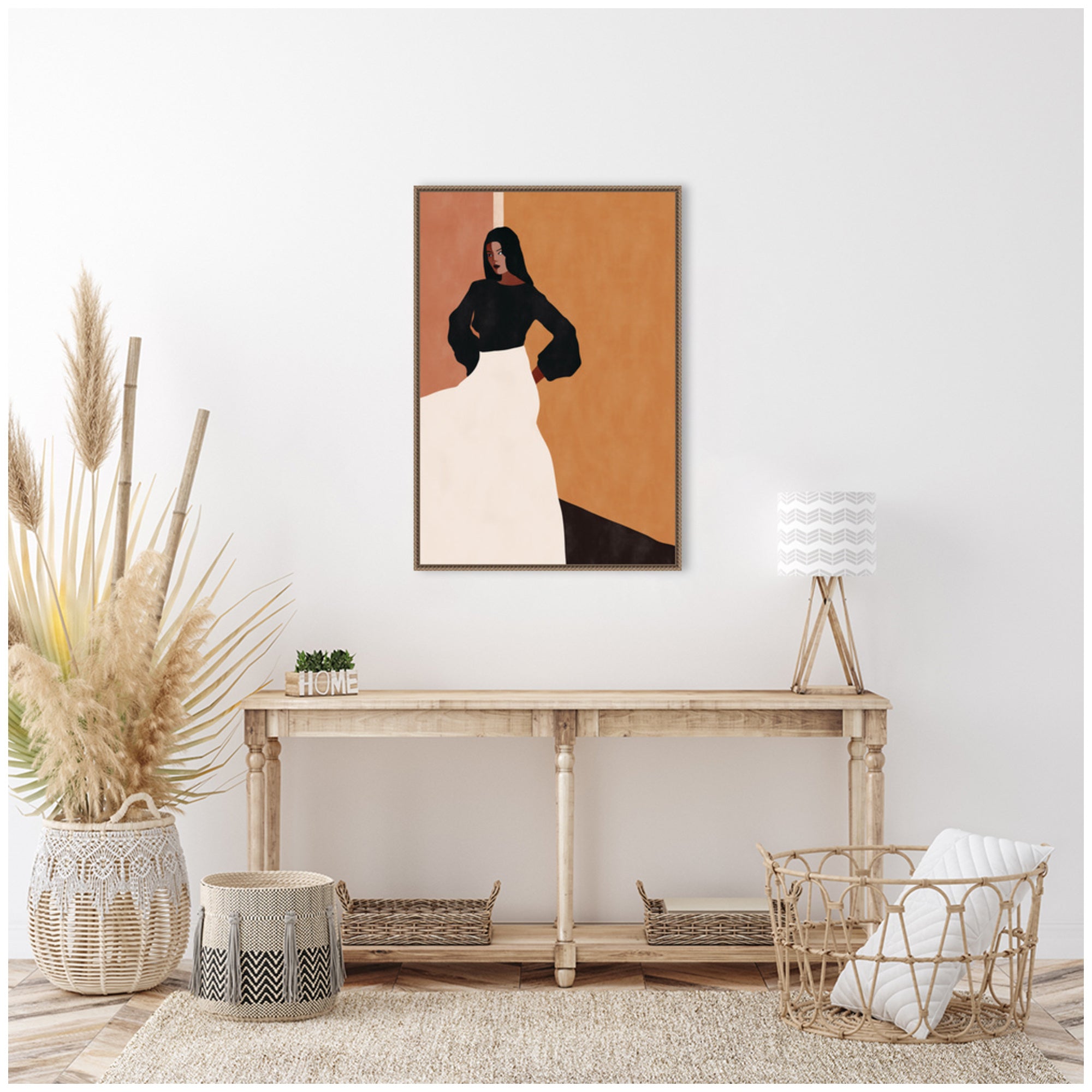 Sylvie Seville Framed Canvas by Alexander Ginzburg