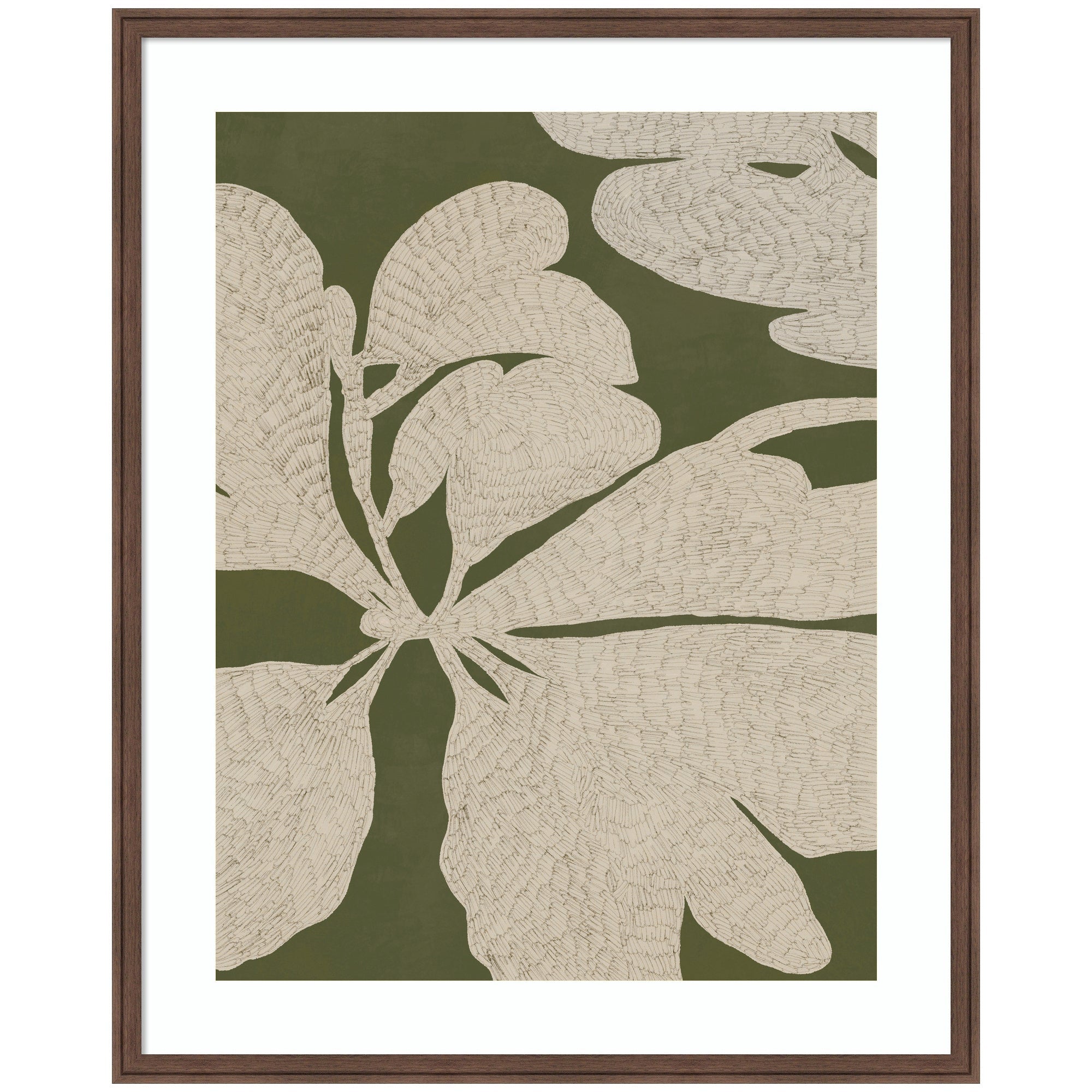 Leafy Whispers by Treechild Framed Wall Art Print