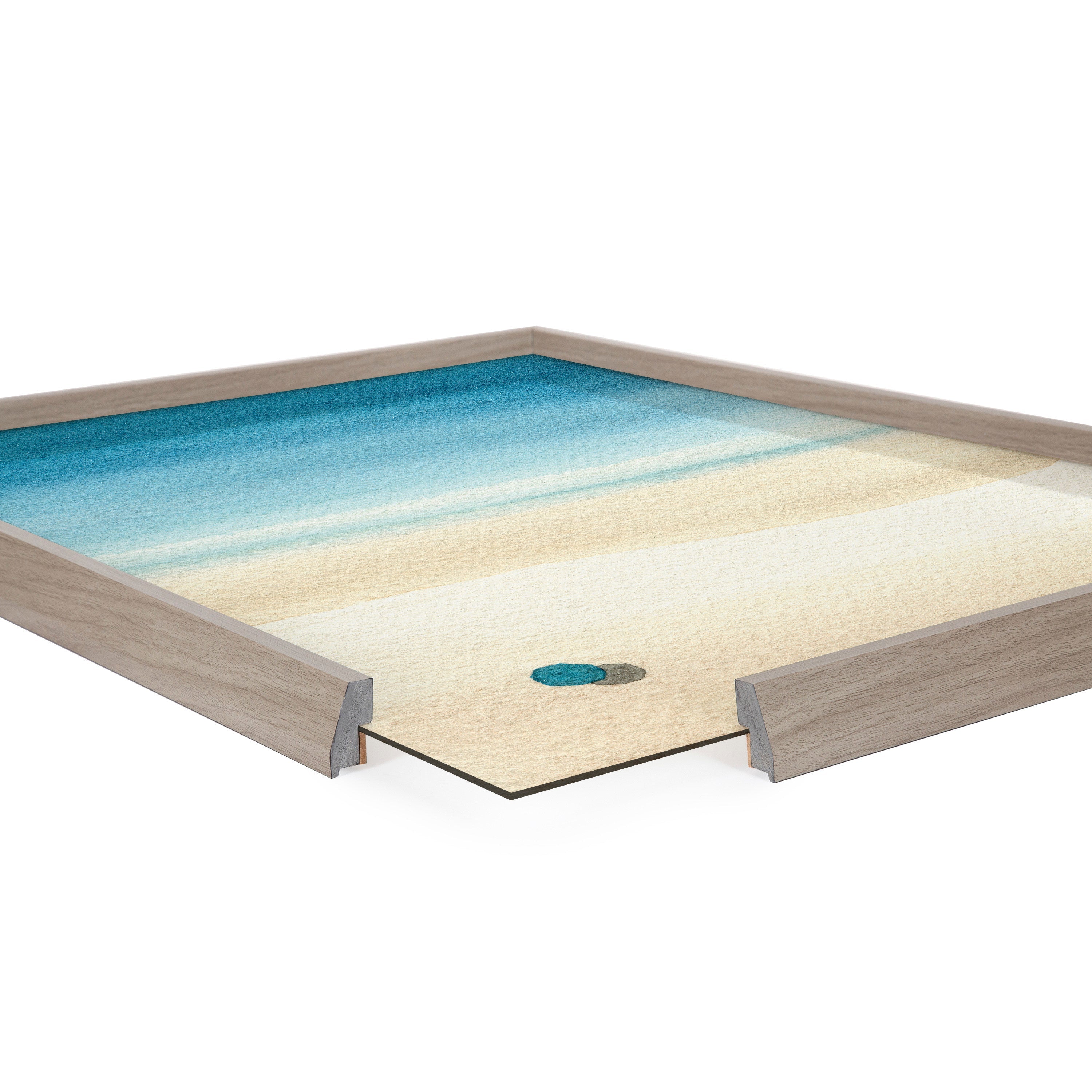 Blake Calm Morning Framed Printed Glass by kateandlaurel - product image 3 for Resin Society