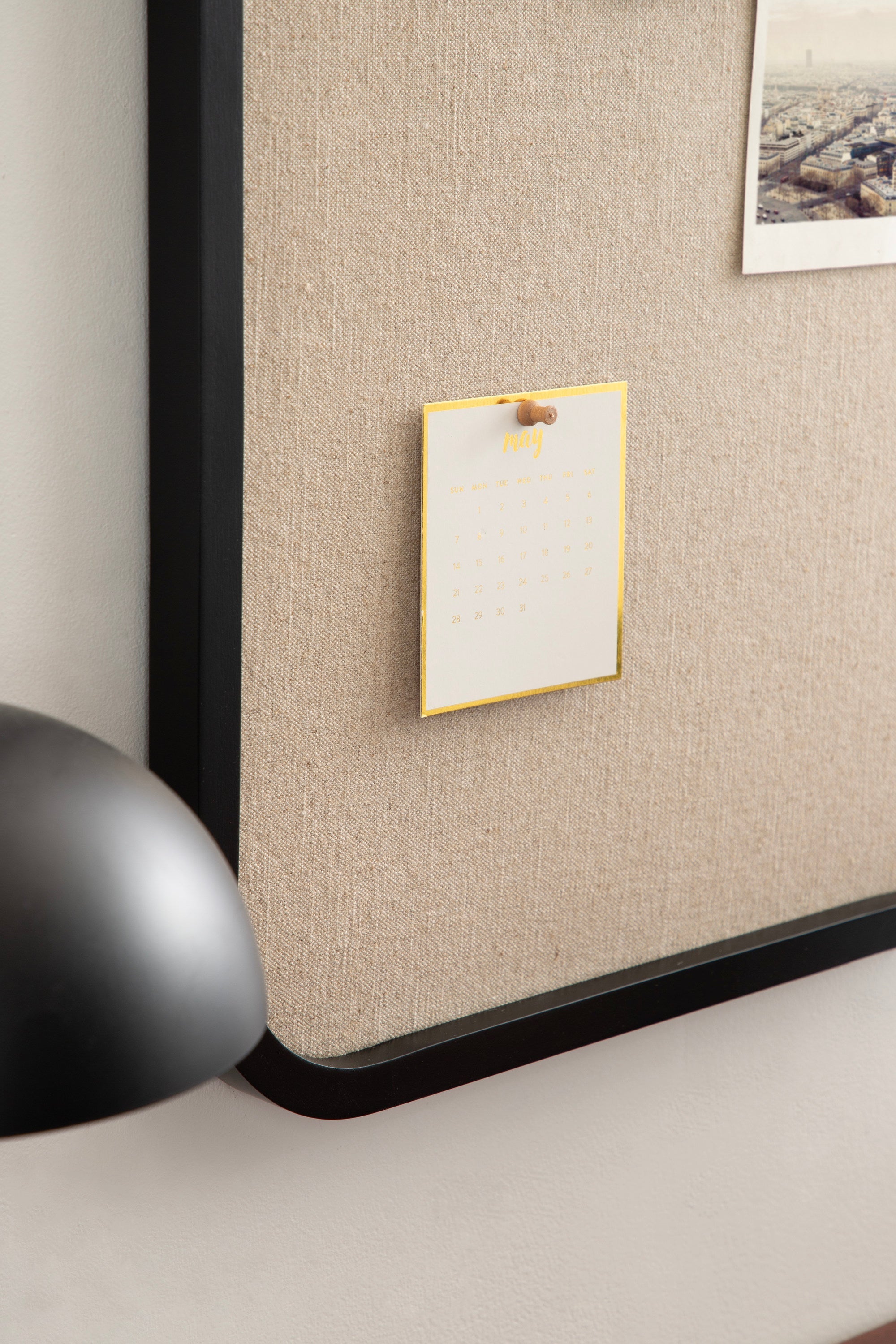 Hutton Wood Framed Fabric Pinboard by kateandlaurel - product image 8 for Resin Society