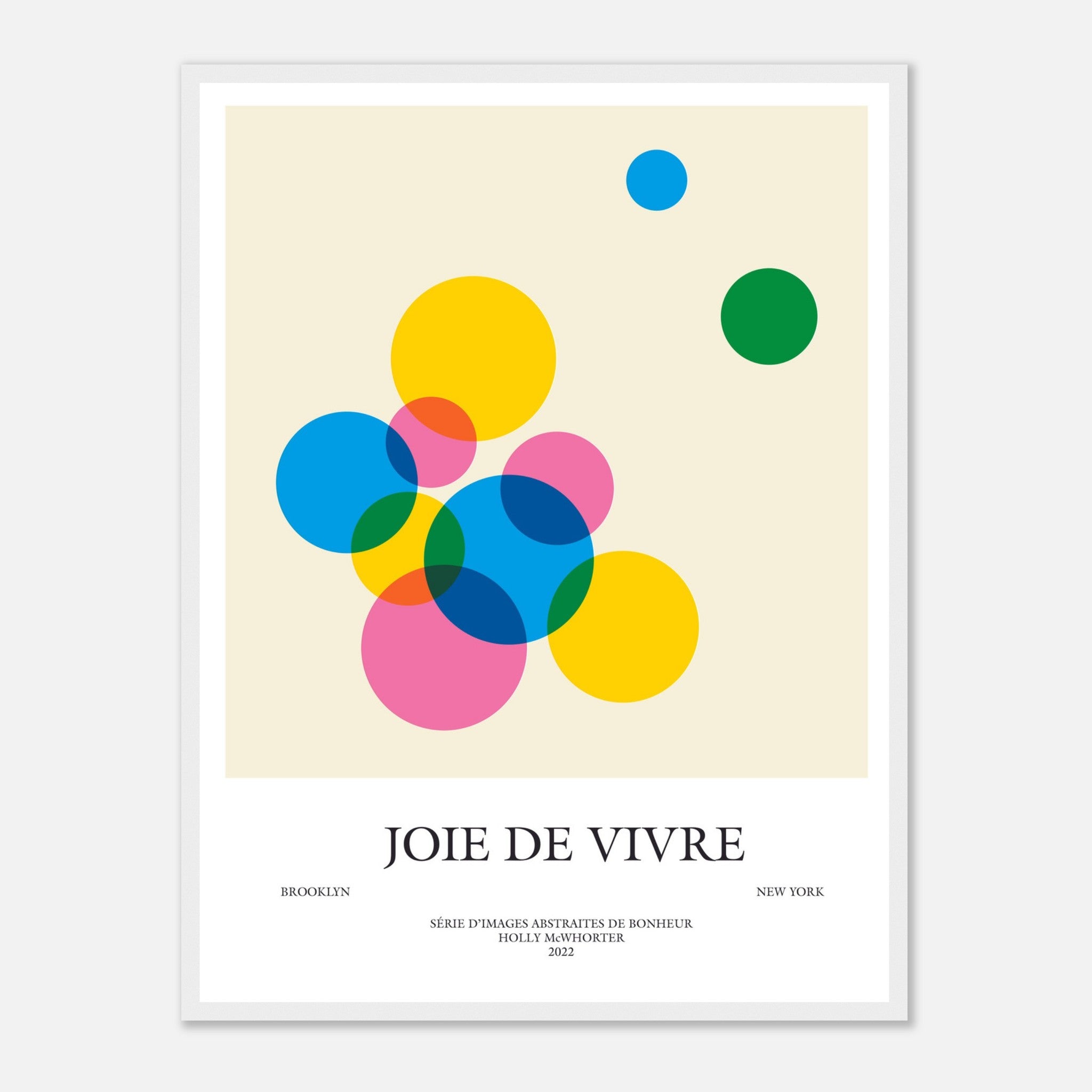 JOIE DE VIVRE Framed Art Print by Holly McWhorter by Holly McWhorter Art: Paintings and Art Prints - product image 3 for Resin Society