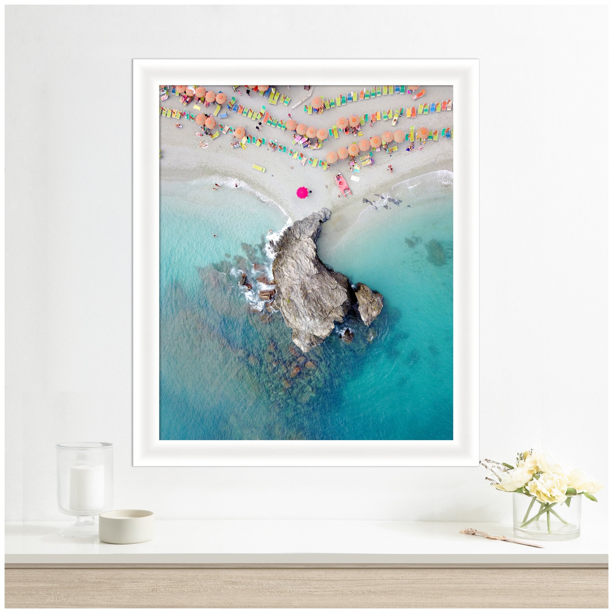 Framed Art Monterosso 7 by Rachel Bolgov
