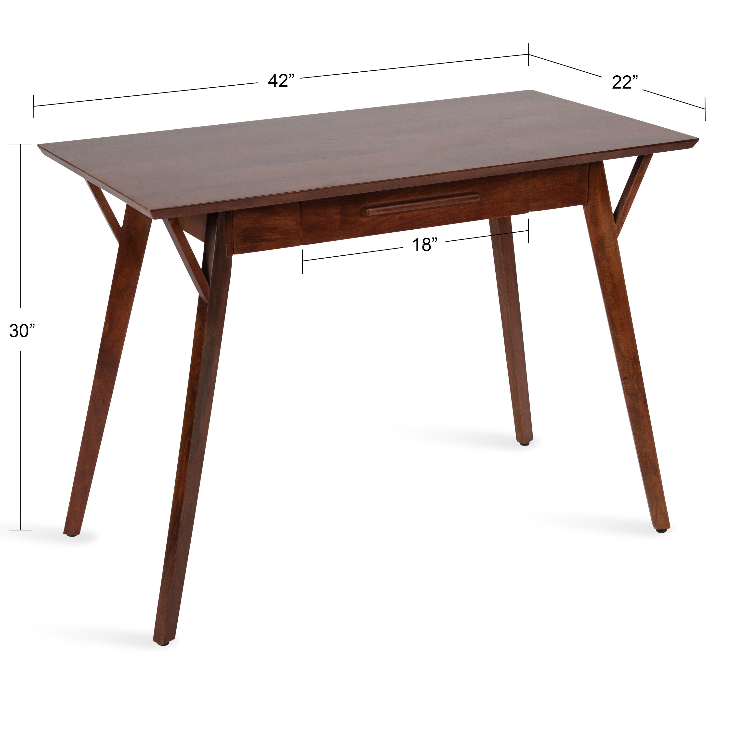 McCutcheon Wood Desk by kateandlaurel - product image 2 for Resin Society
