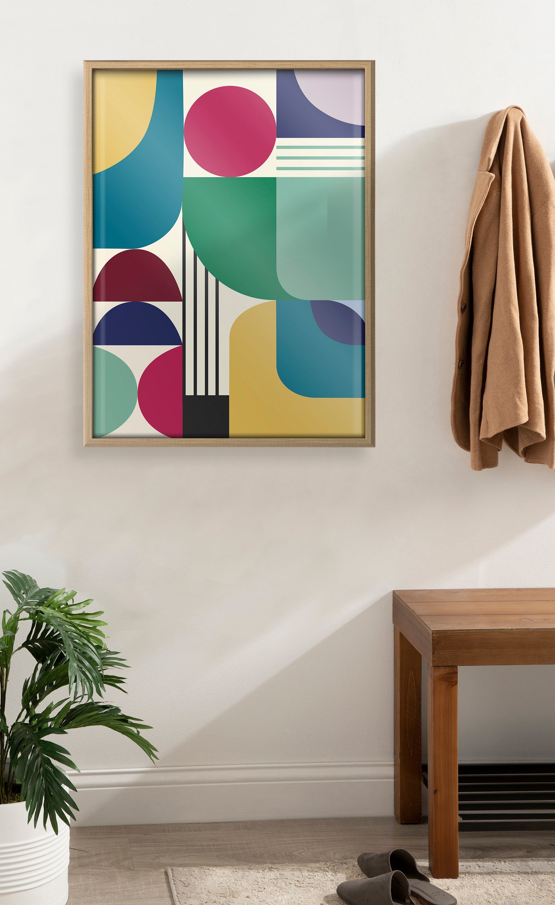 Blake MCM Pattern 12 Framed Printed Art by kateandlaurel - product image 6 for Resin Society