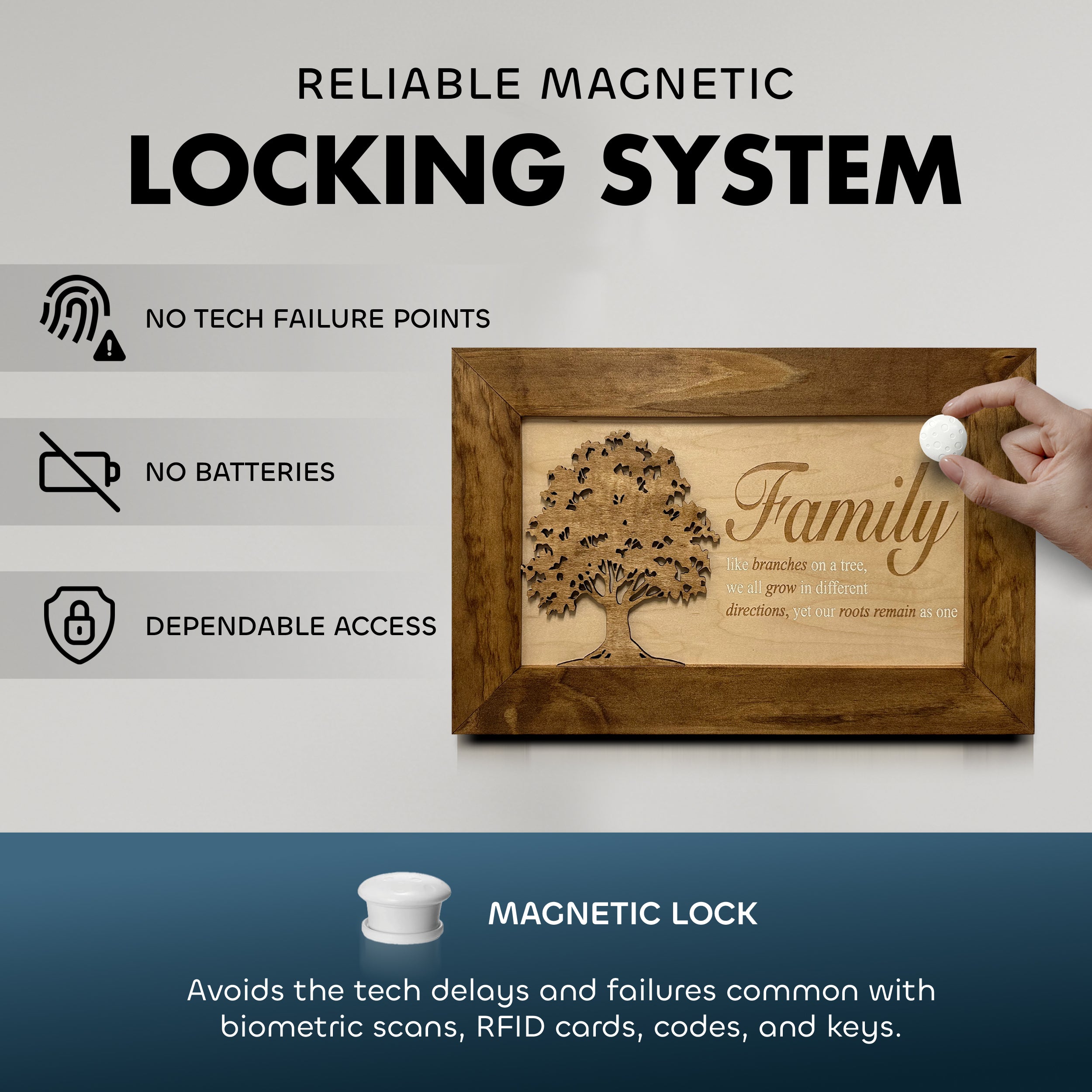 Family Tree Hidden Gun Safe by Bellewood Designs - product image 4 for Resin Society