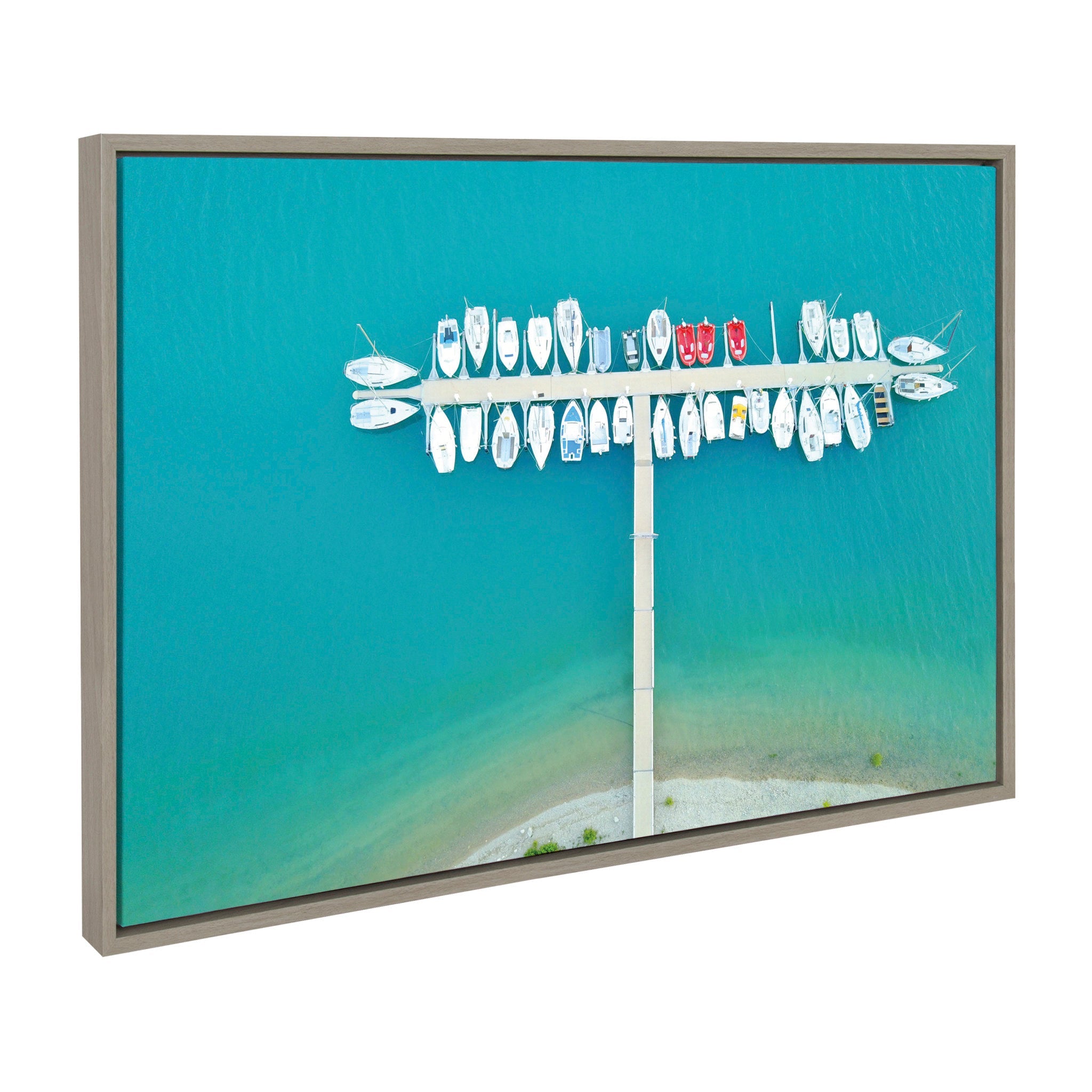 Sylvie Gorges du Verdon 2 Framed Canvas by Rachel Bolgov by kateandlaurel - product image 2 for Resin Society