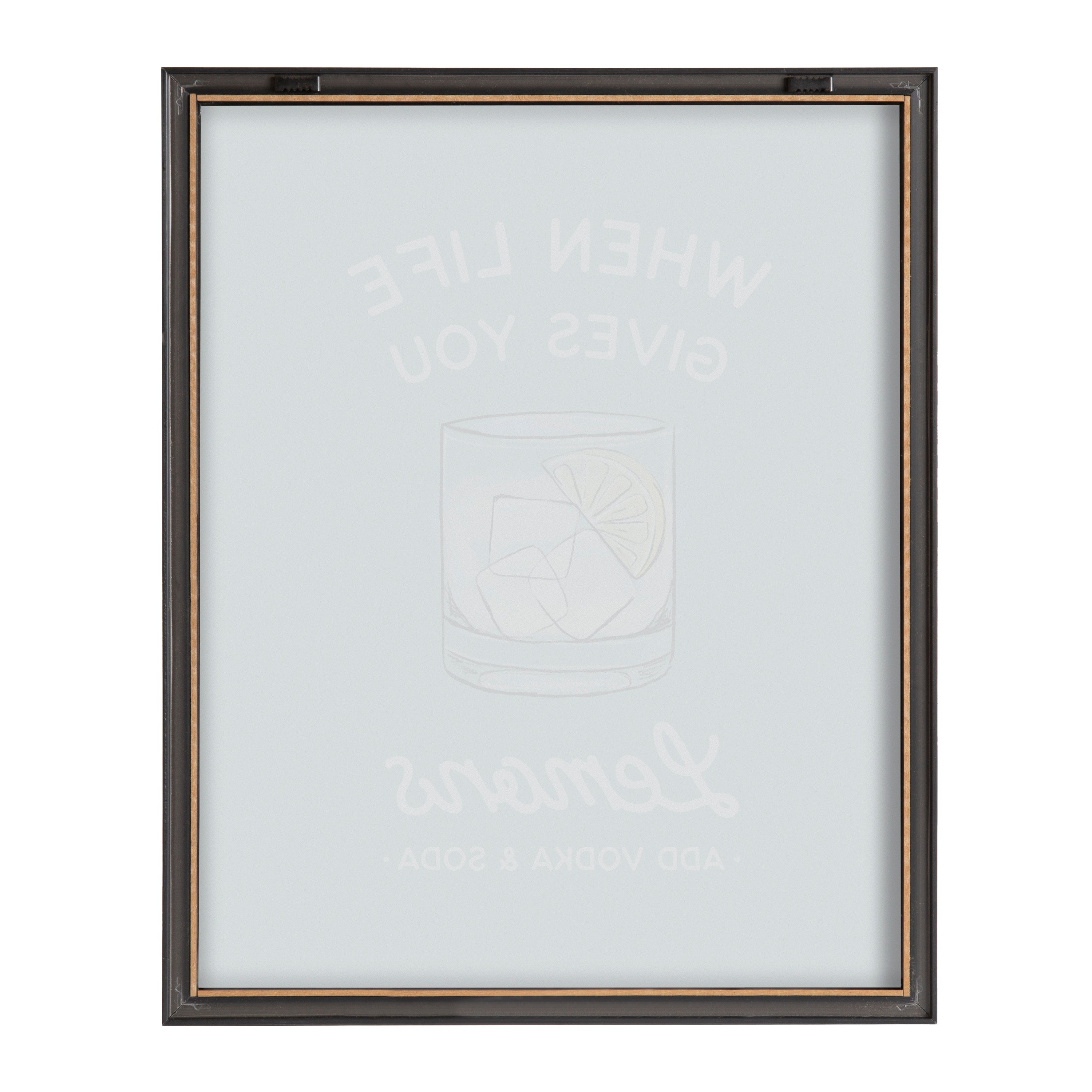 Blake When Life Gives You Lemons Blue Framed Printed Glass by The by kateandlaurel - product image 4 for Resin Society