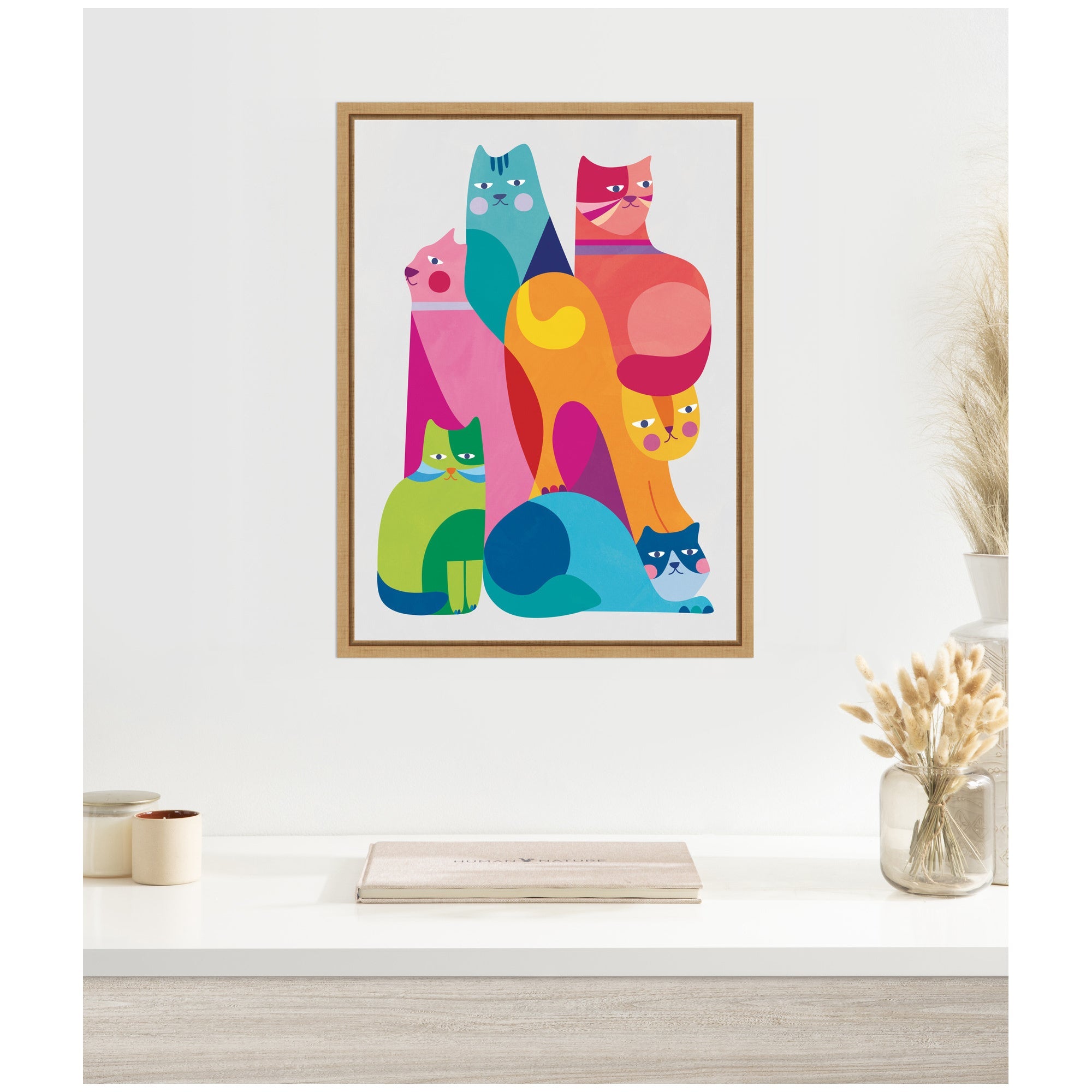 Modern Abstract Cats