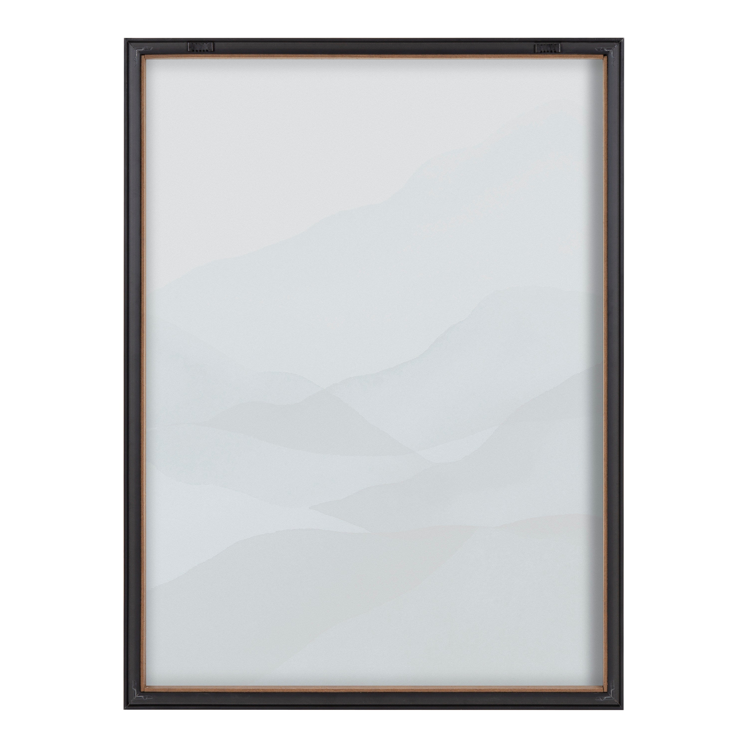 Blake Blue Mountain Range Framed Printed Glass by kateandlaurel - product image 4 for Resin Society