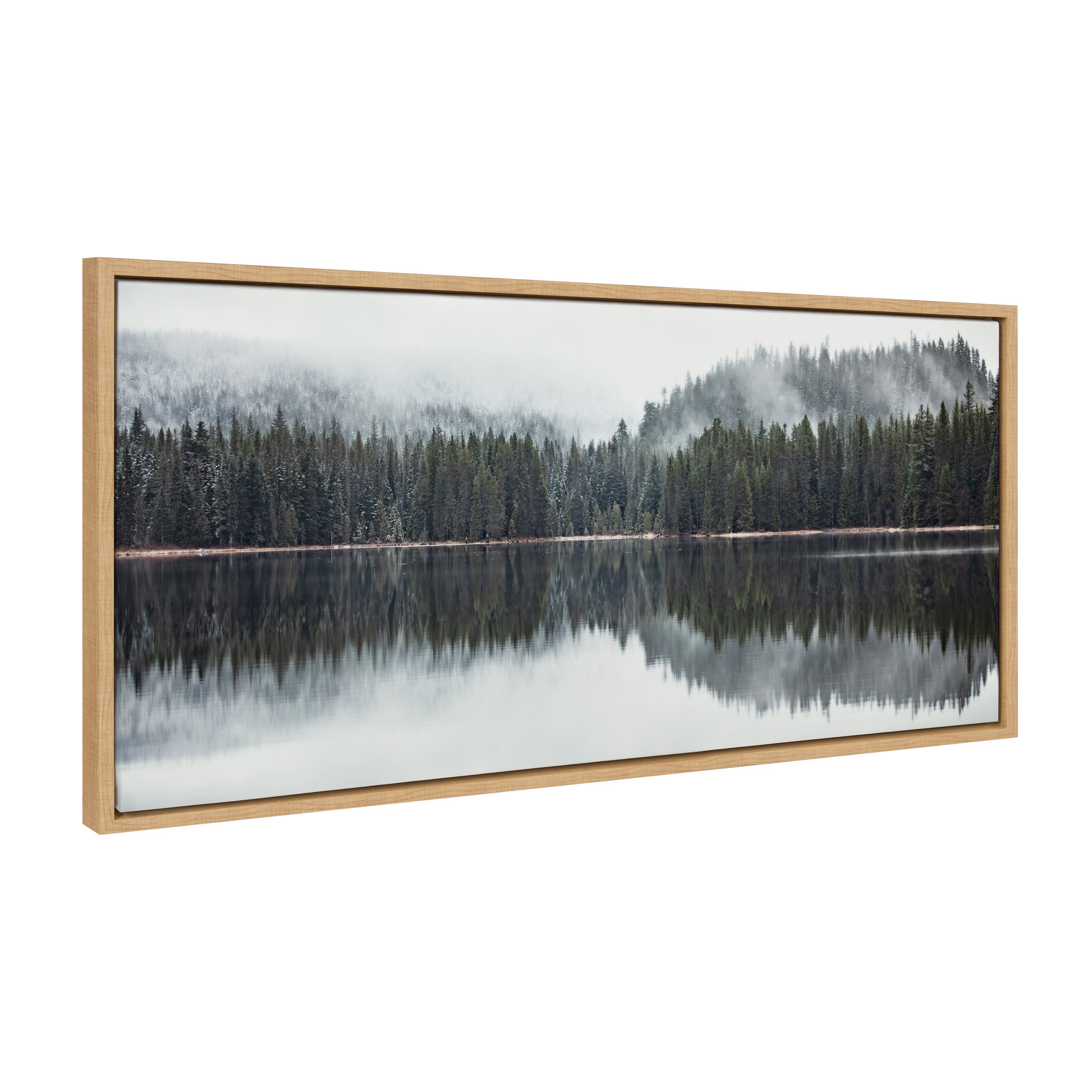 Sylvie Still Reflection Framed Canvas by kateandlaurel - product image 8 for Resin Society