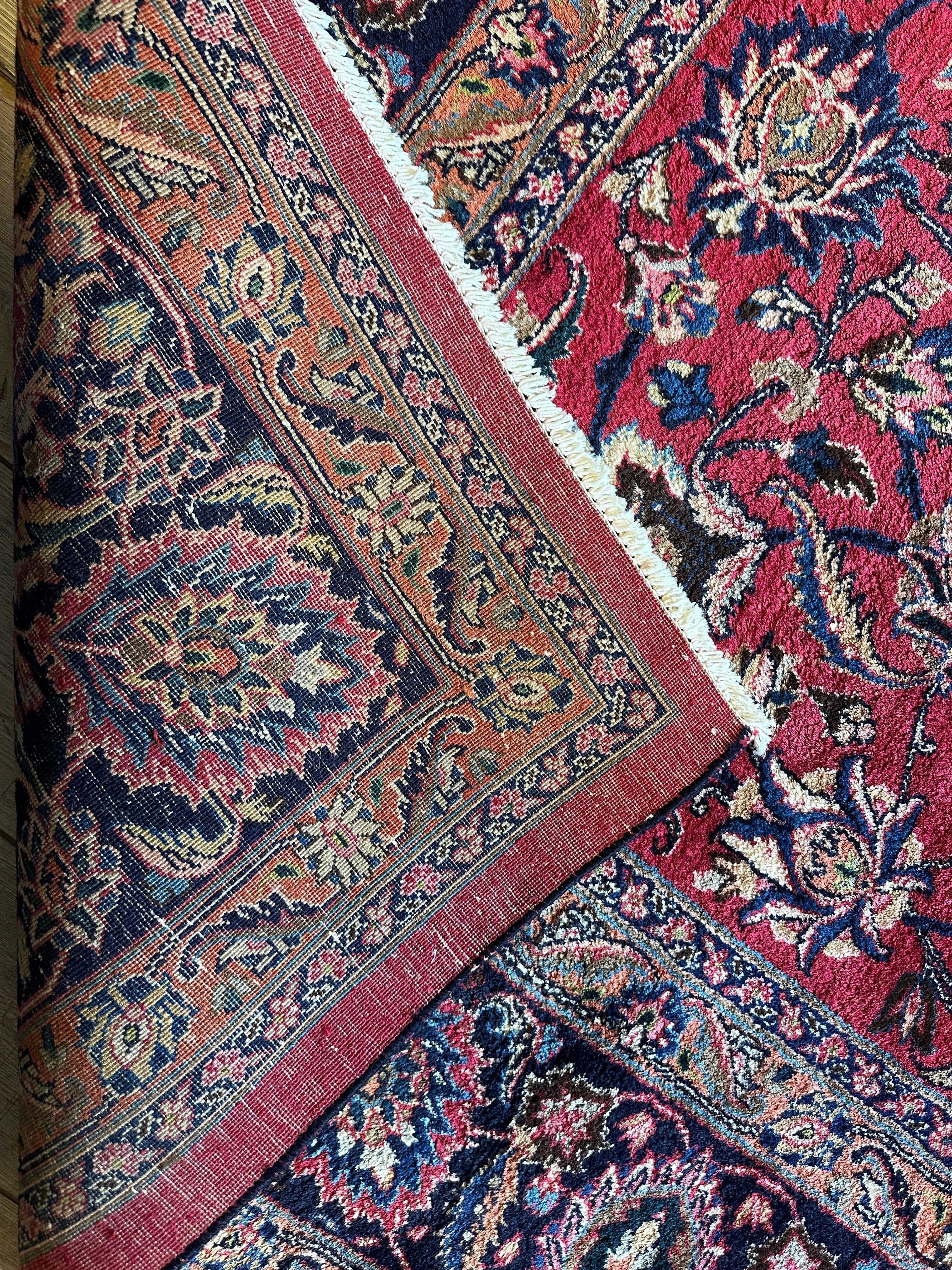 Fine Allover Persian Mashhad Rug 8’2”x11’6” by Rugistan - product image 18 for Resin Society