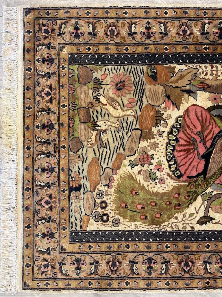 Fine Handmade Pictorial Rug 71'’ x 48'’ by Rugistan - product image 6 for Resin Society