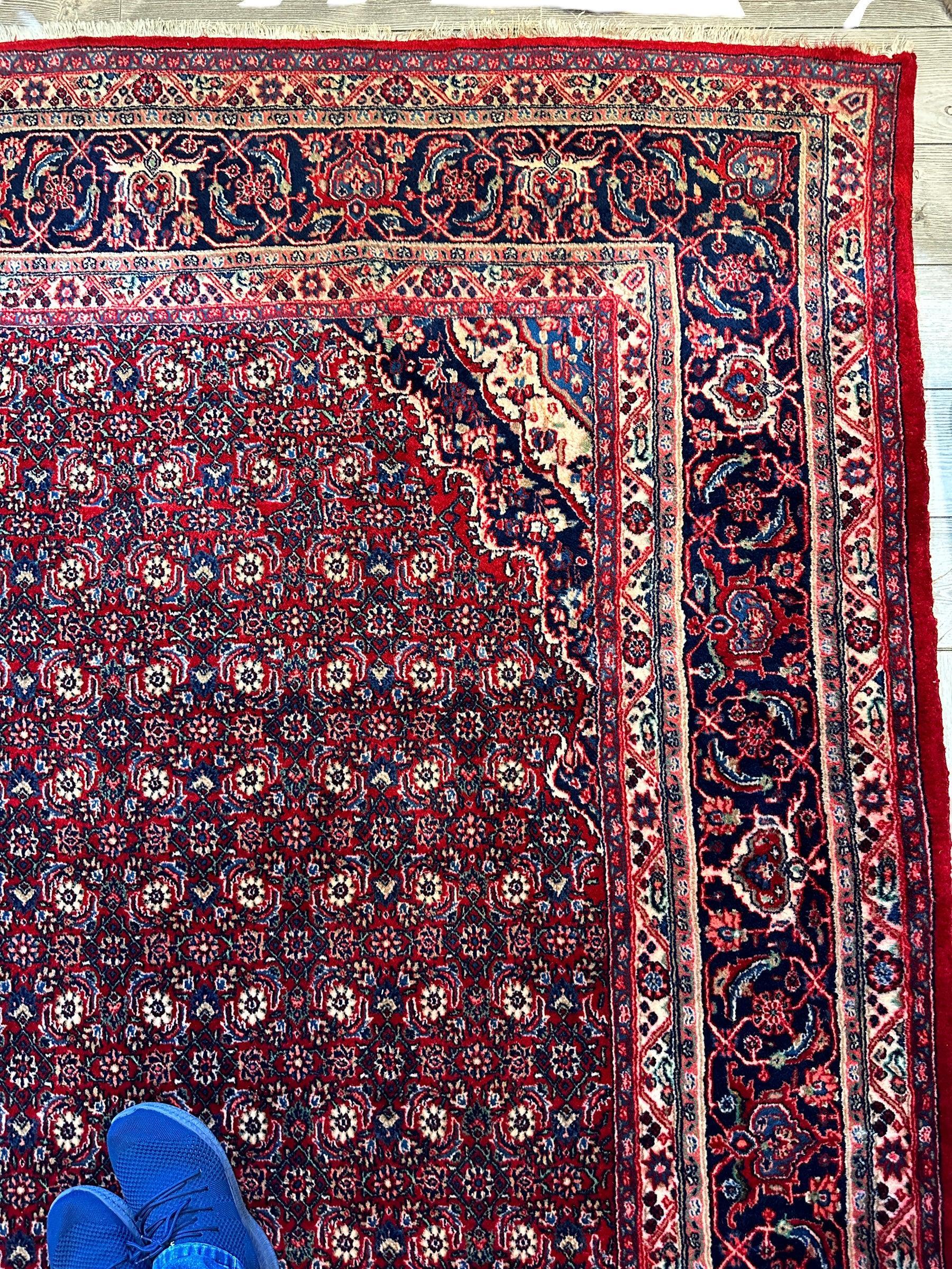 Fine Vintage Persian Mood Rug 8’7” x 14’1” by Rugistan - product image 7 for Resin Society