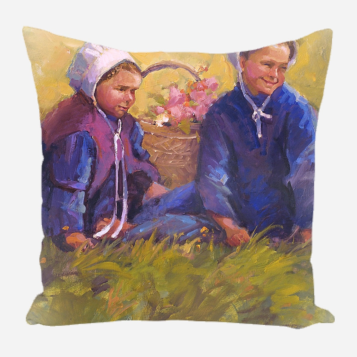 Flower Girls Pillow by John Beard Collection - main product image for Resin Society