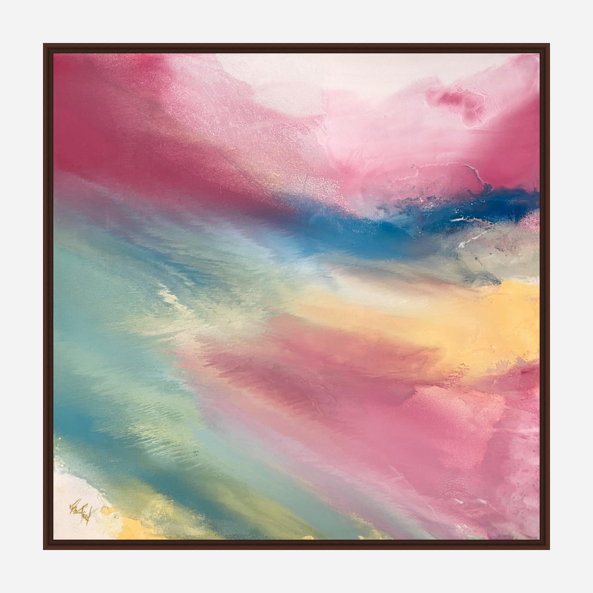 Fluid I Artist Enhanced Canvas Print by John Beard Collection - product image 7 for Resin Society
