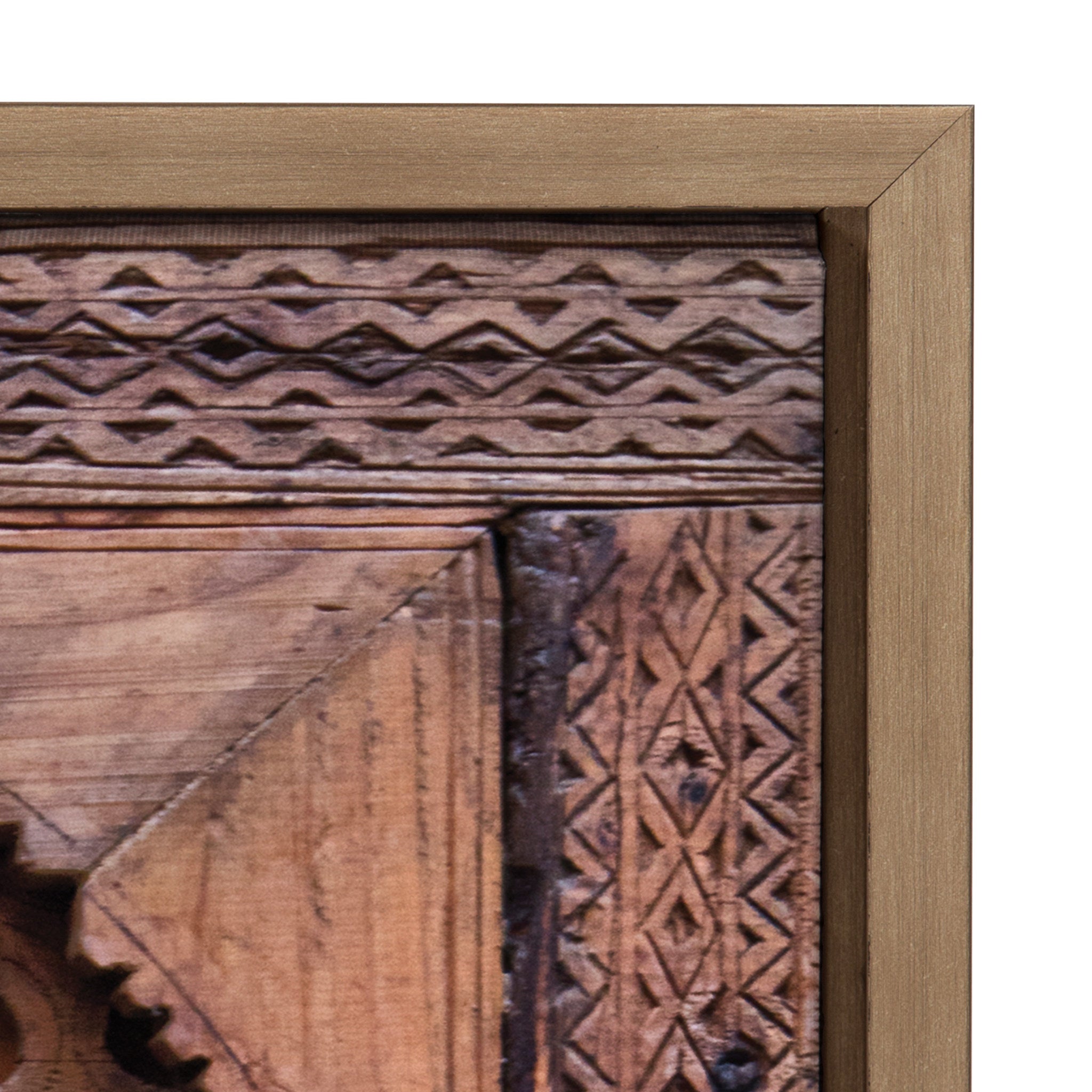 Sylvie Morocco Marrakech Door II Framed Canvas by kateandlaurel - product image 3 for Resin Society